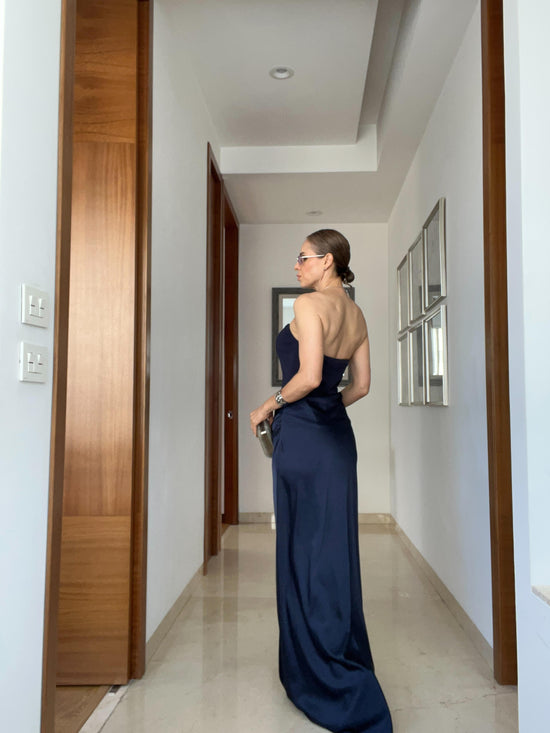 VESTIDO AJUSTADO & SATIN