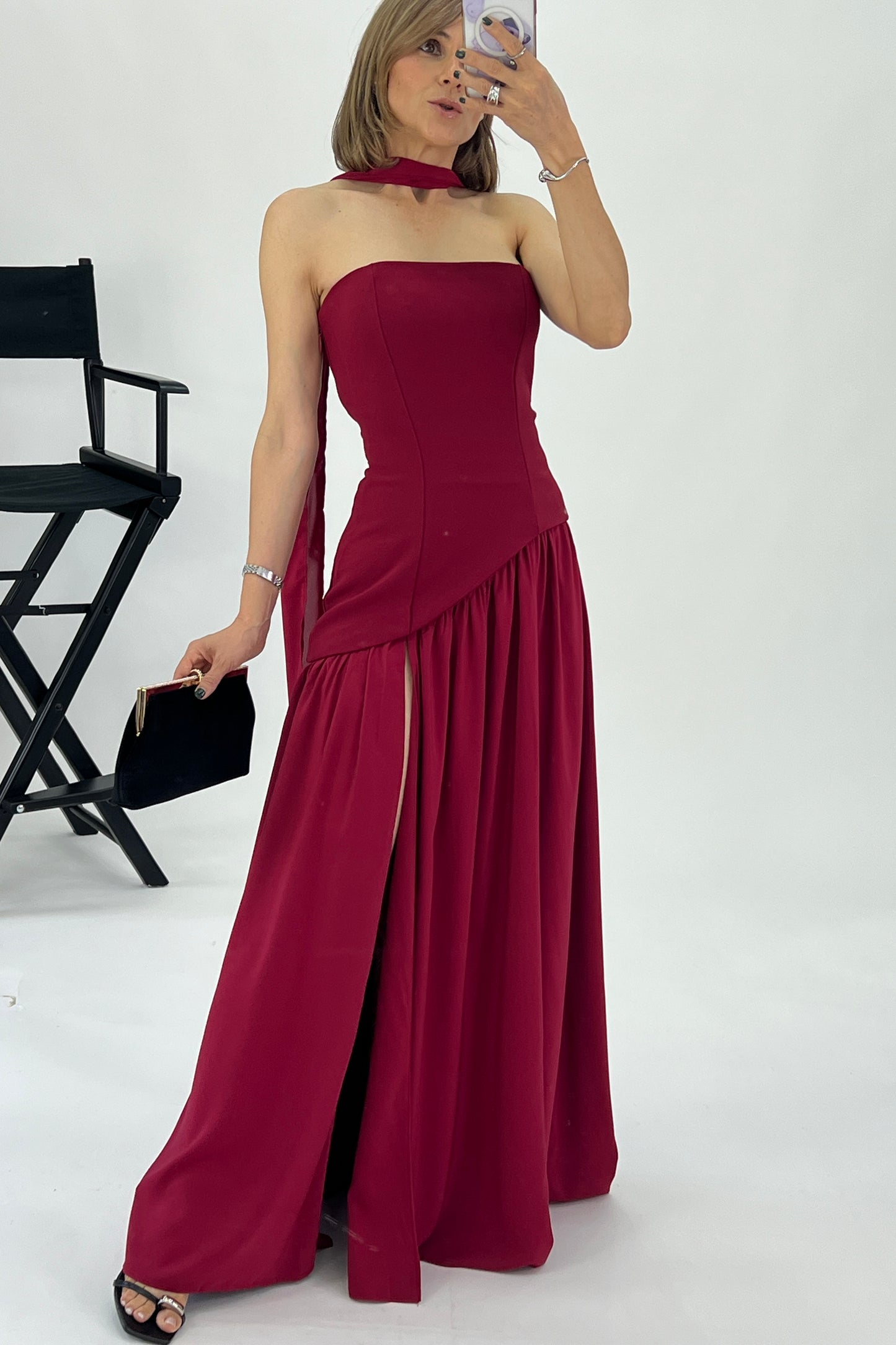 VESTIDO BAJO ABERTURA