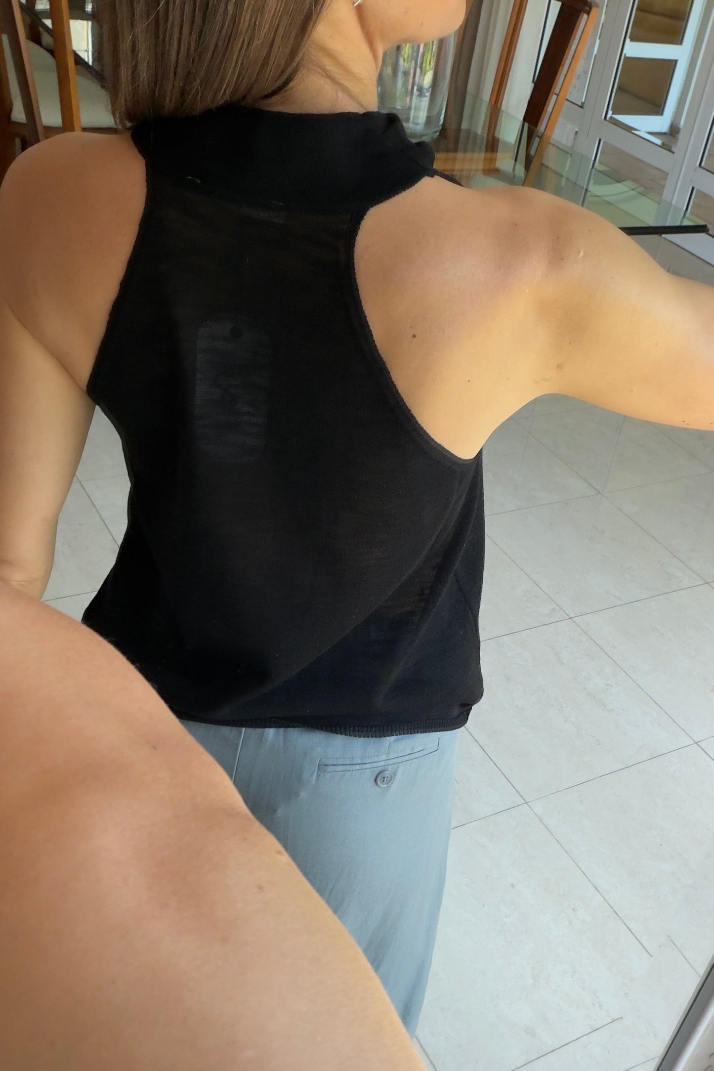 BLUSA CUELLO DRAPEADO