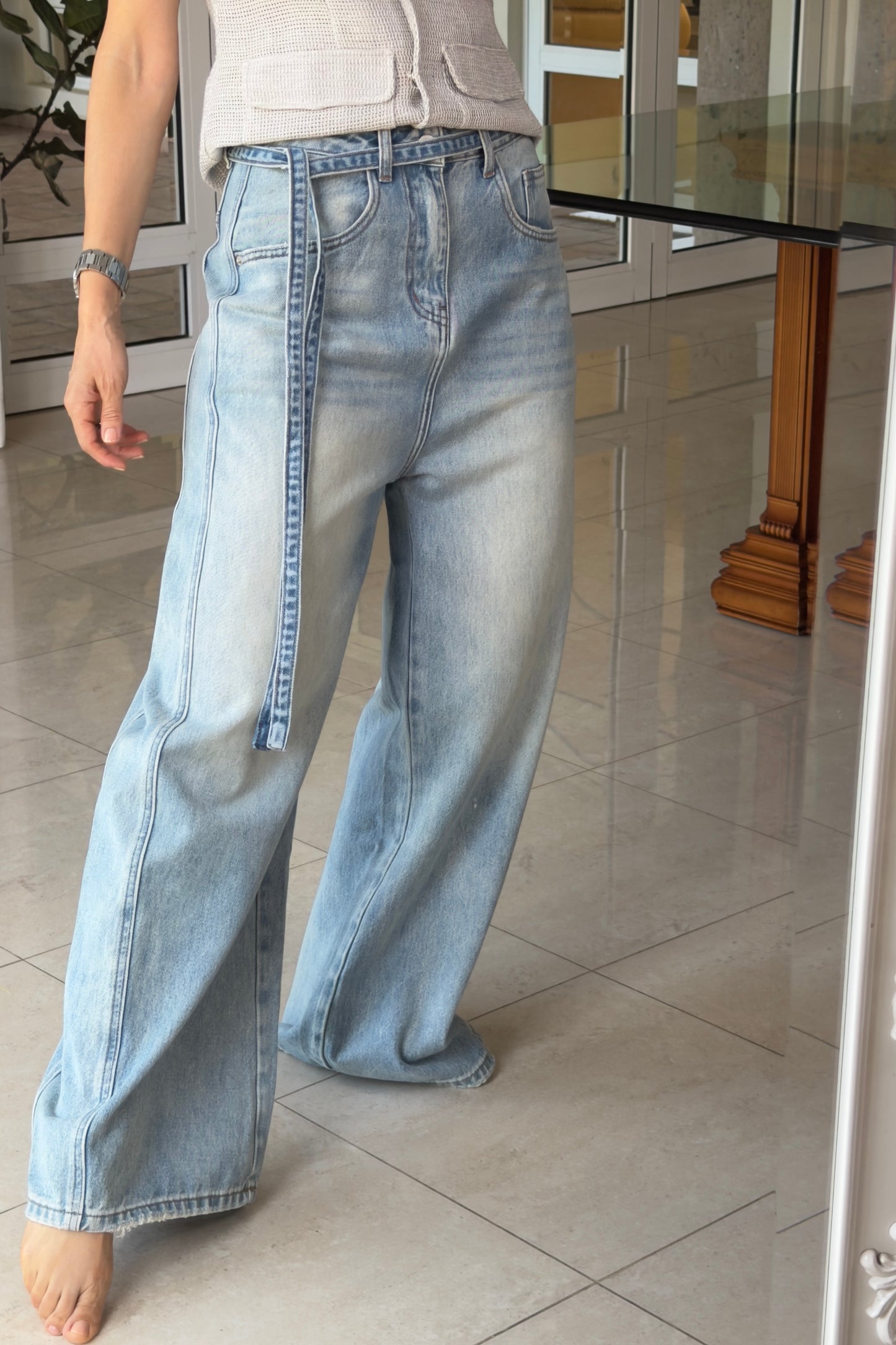 JEANS DETALLE CORDON