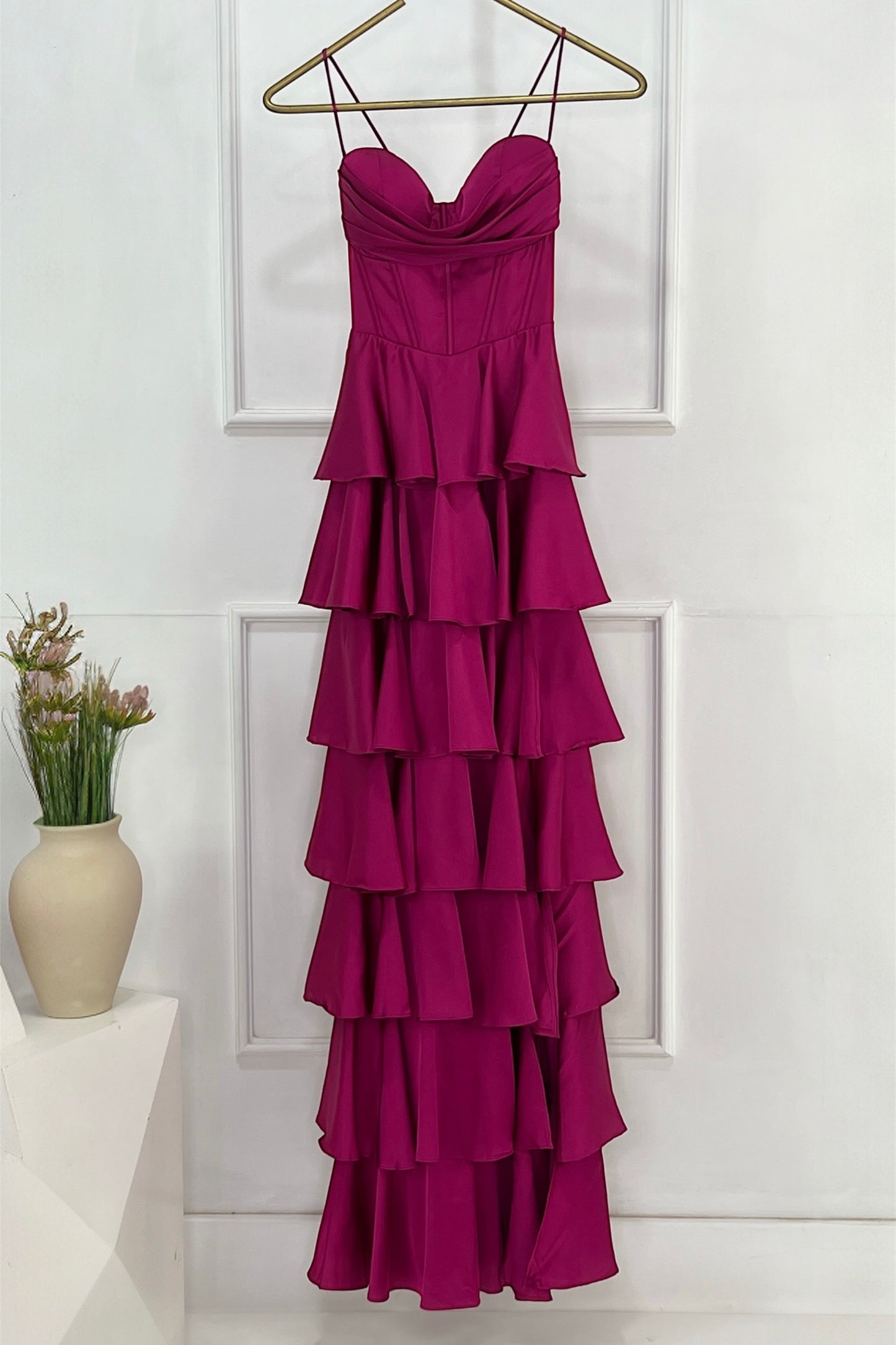 VESTIDO CAPAS OLANES