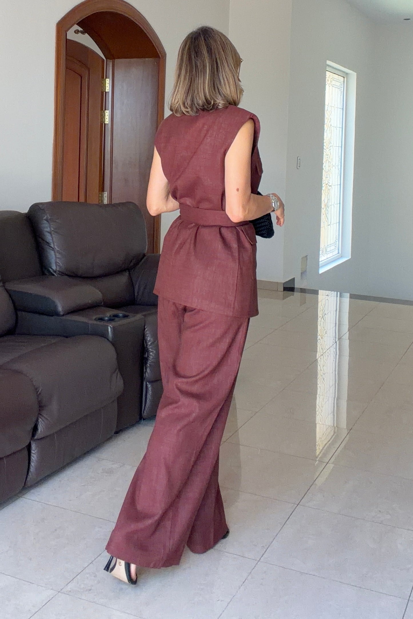 VEST SET UNICOLOR