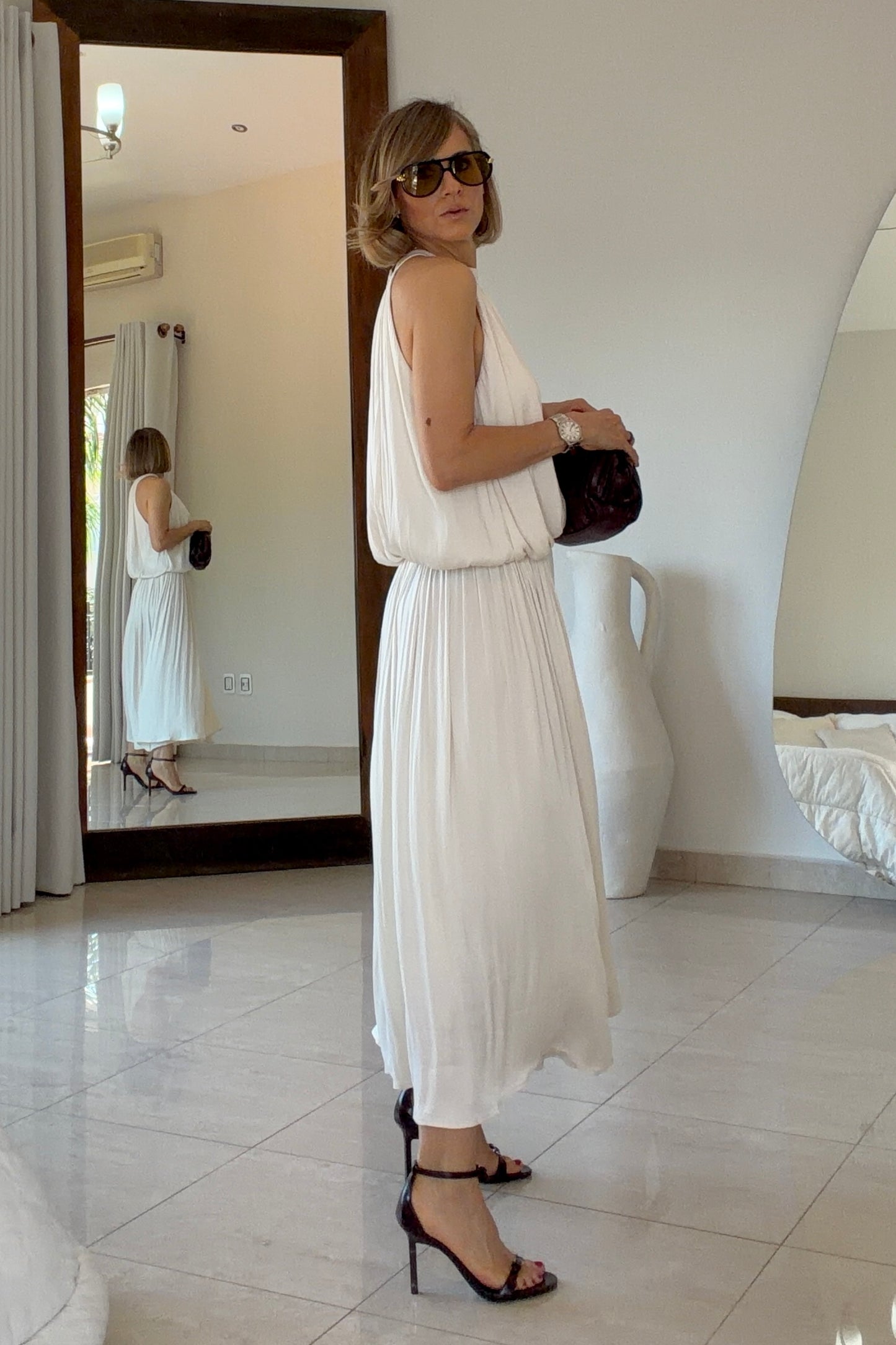 VESTIDO CORTE CINTURA