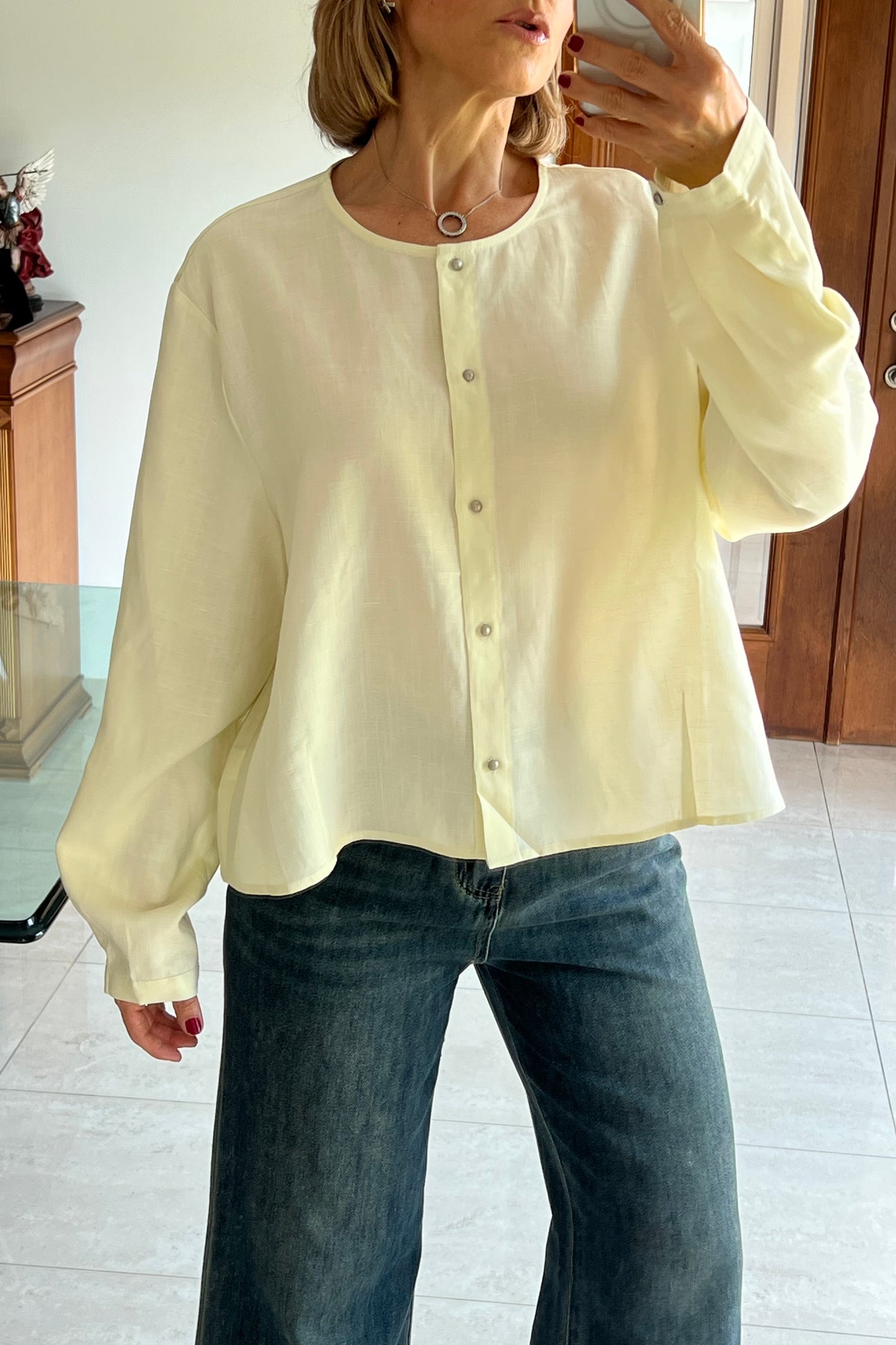 BLUSA CUELLO REDONDO