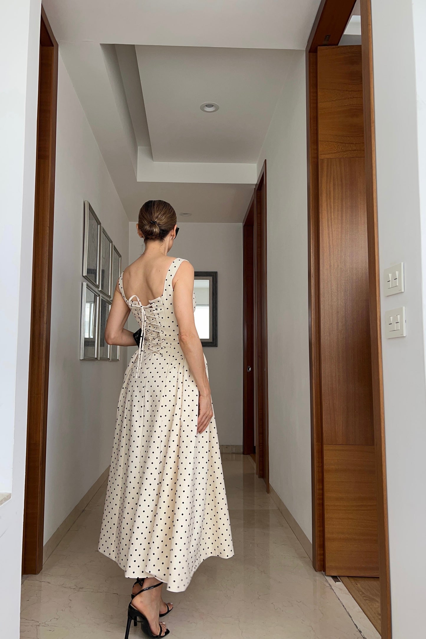 VESTIDO PUNTOS & CORSET