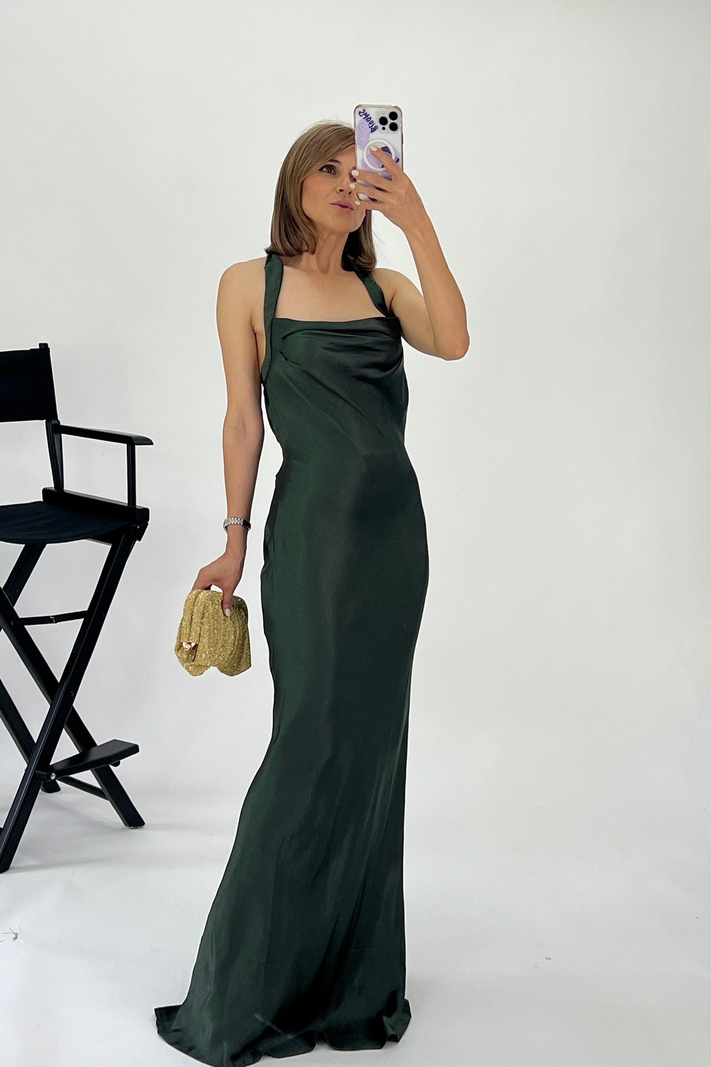 VESTIDO ESPALDA CRUZADA