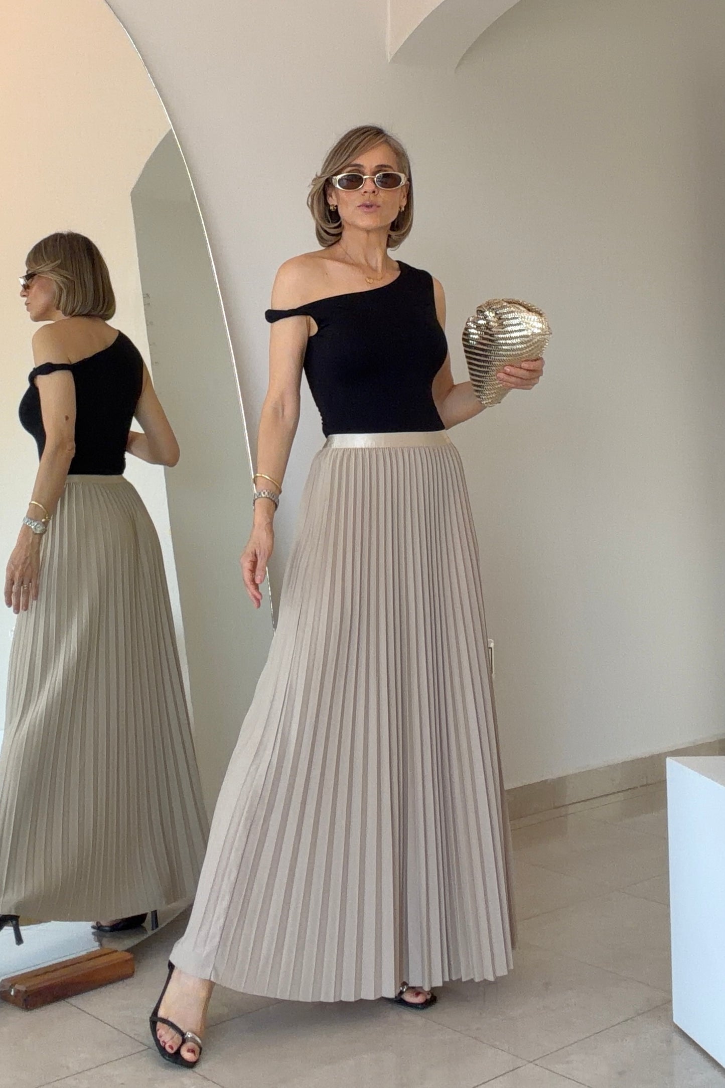 FALDA PLISADO