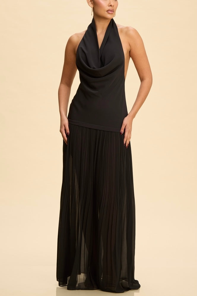 VESTIDO BAJO PLISADO