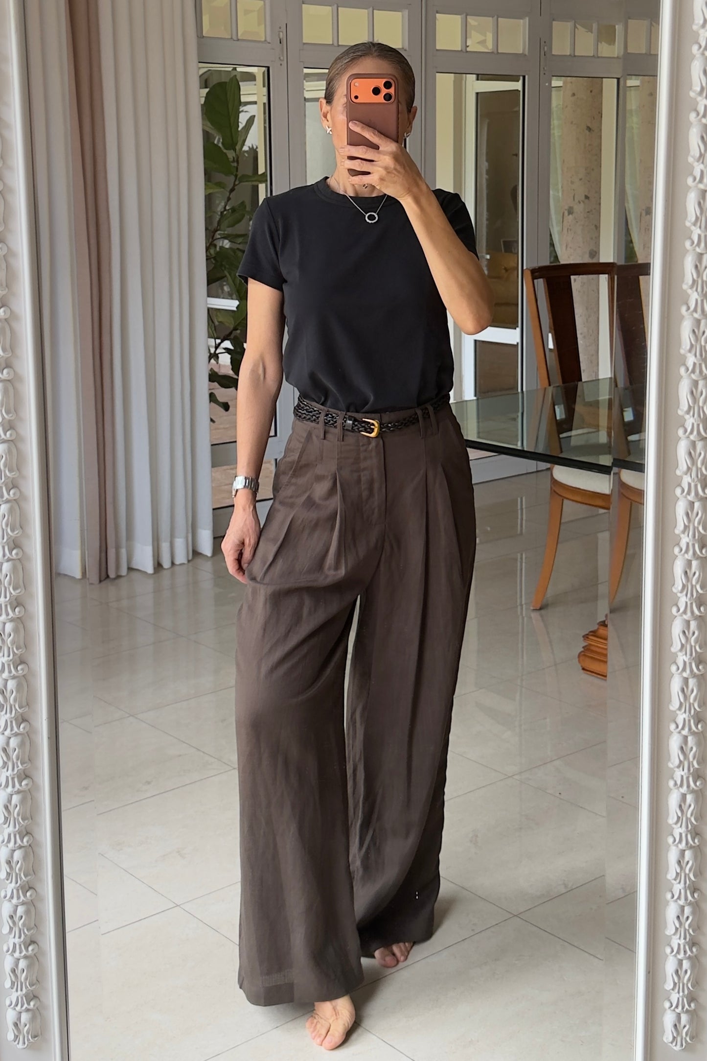PANTALÓN CINTÓ TRENZADO