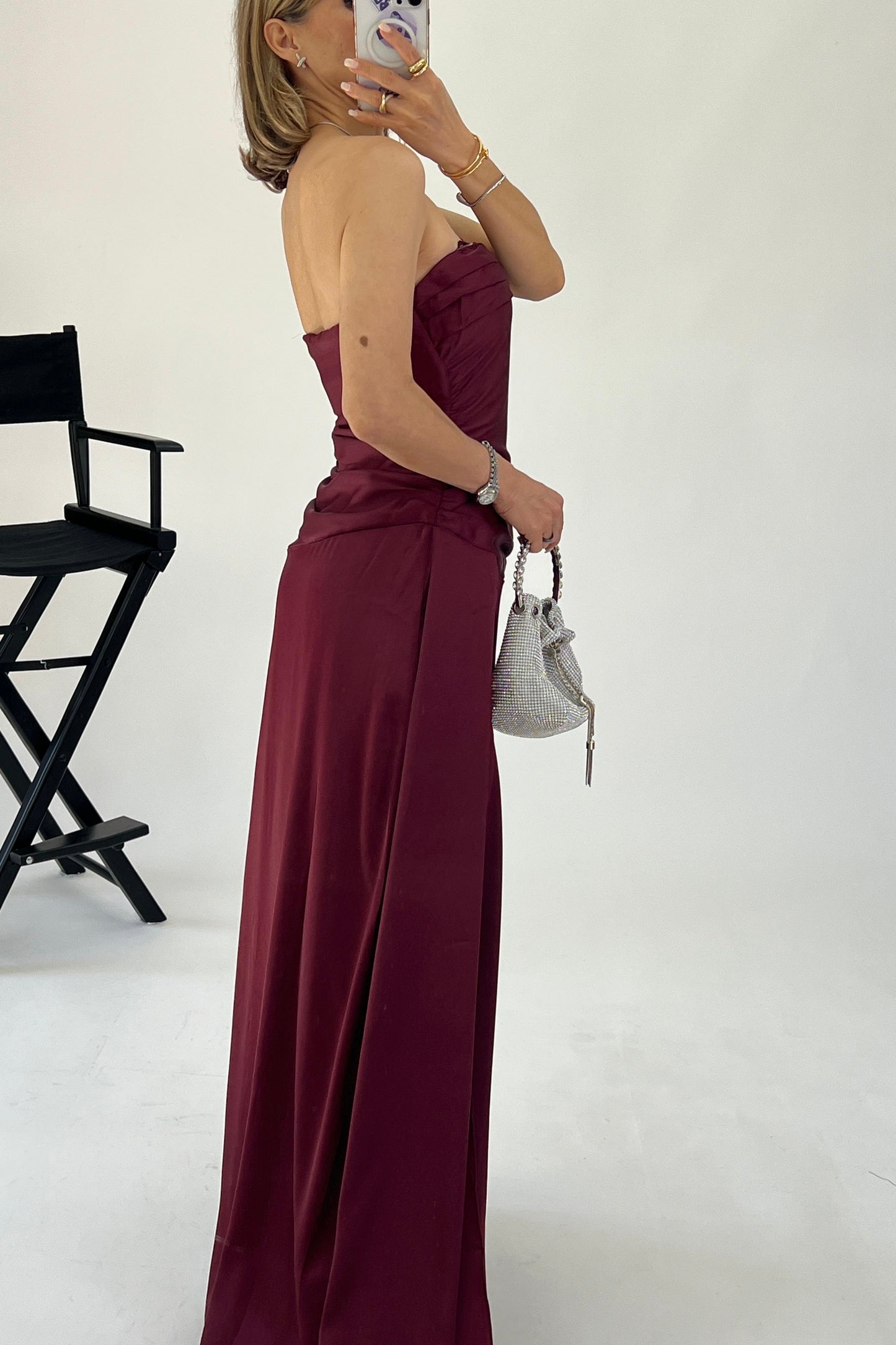 VESTIDO TIRAS EN CADERA