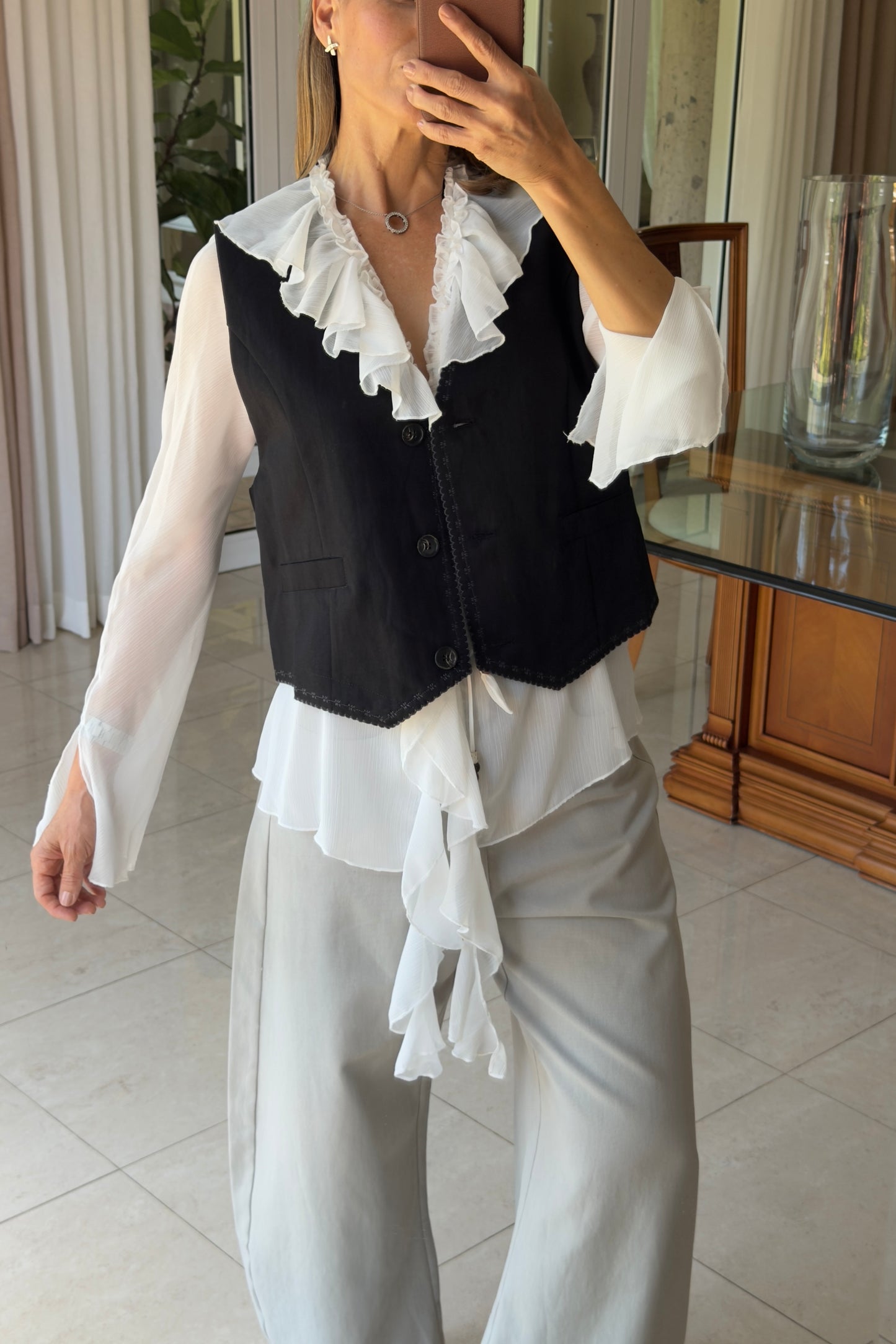 VEST UNICOLOR