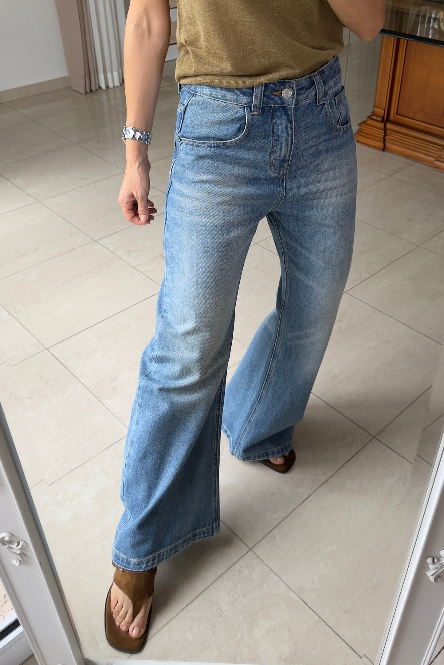 JEANS WIDE LEG