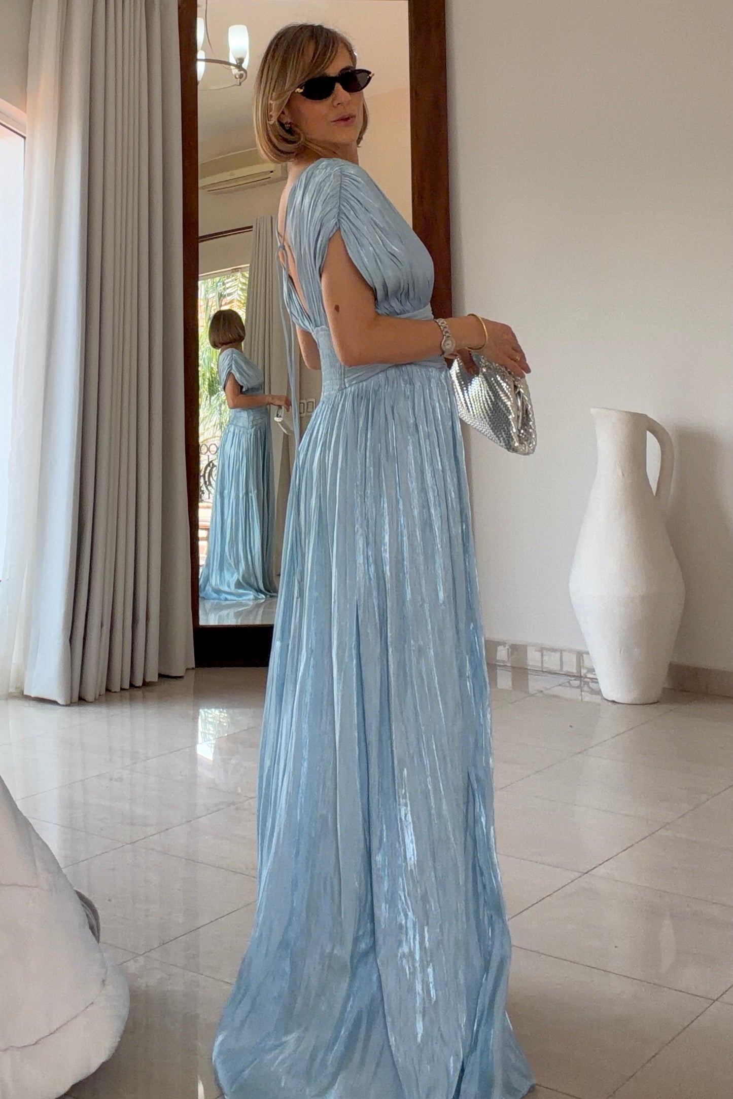 VESTIDO CORTE CINTURA