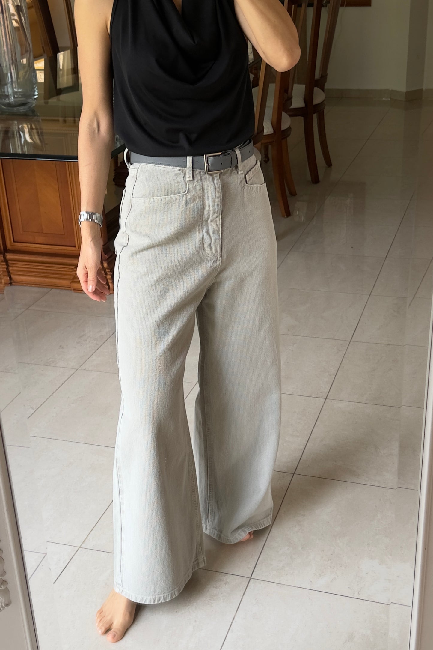 JEANS TEXTURA & CINTO