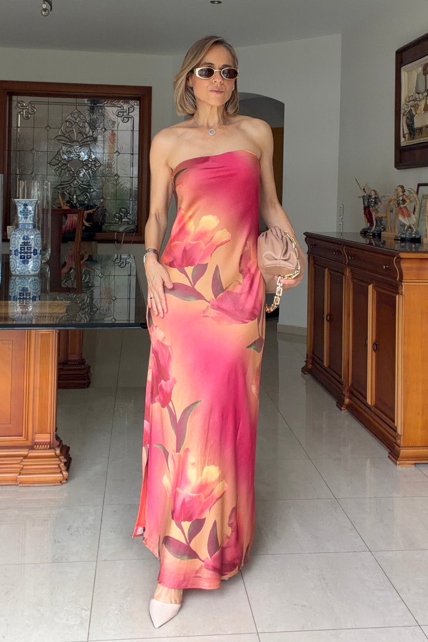 VESTIDO STRAPLESS