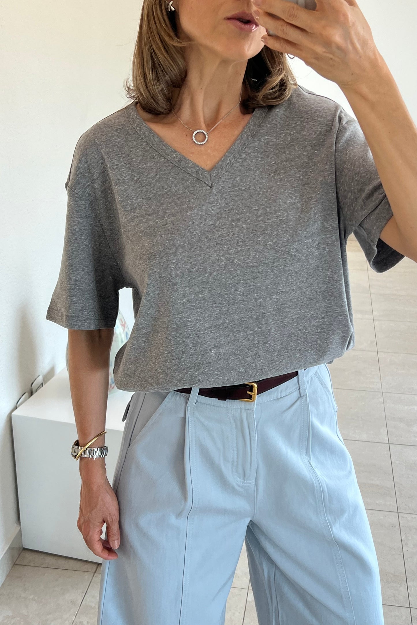 PLAYERA CUELLO V