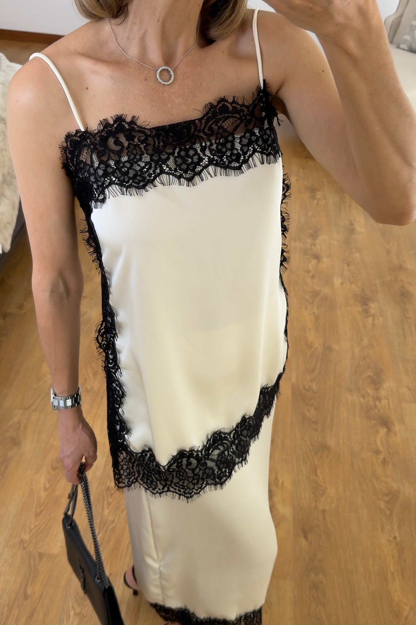 SET SATIN & ENCAJE