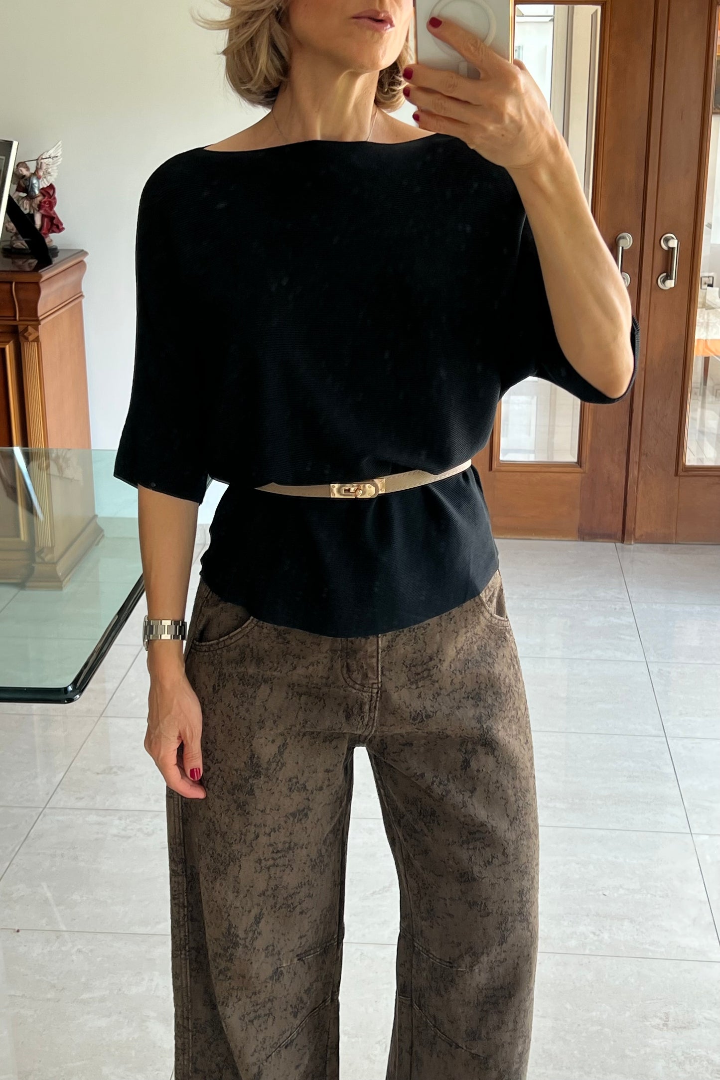 BLUSA CINTURON
