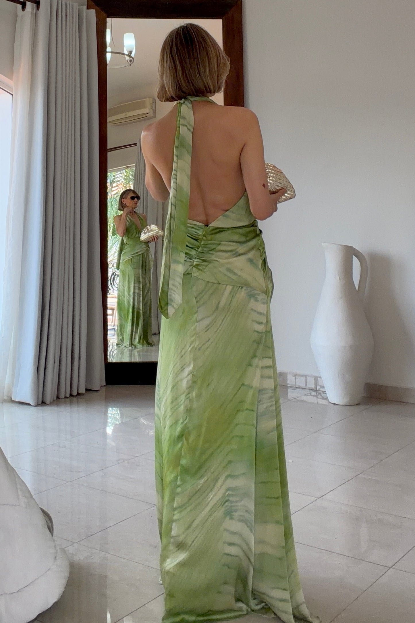 VESTIDO DETALLE DORADO