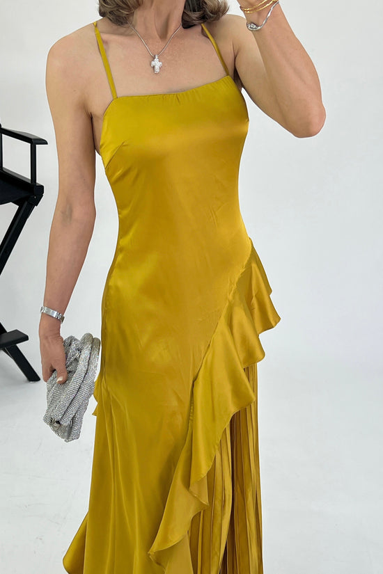 VESTIDO ASIMETRICO PLISADO