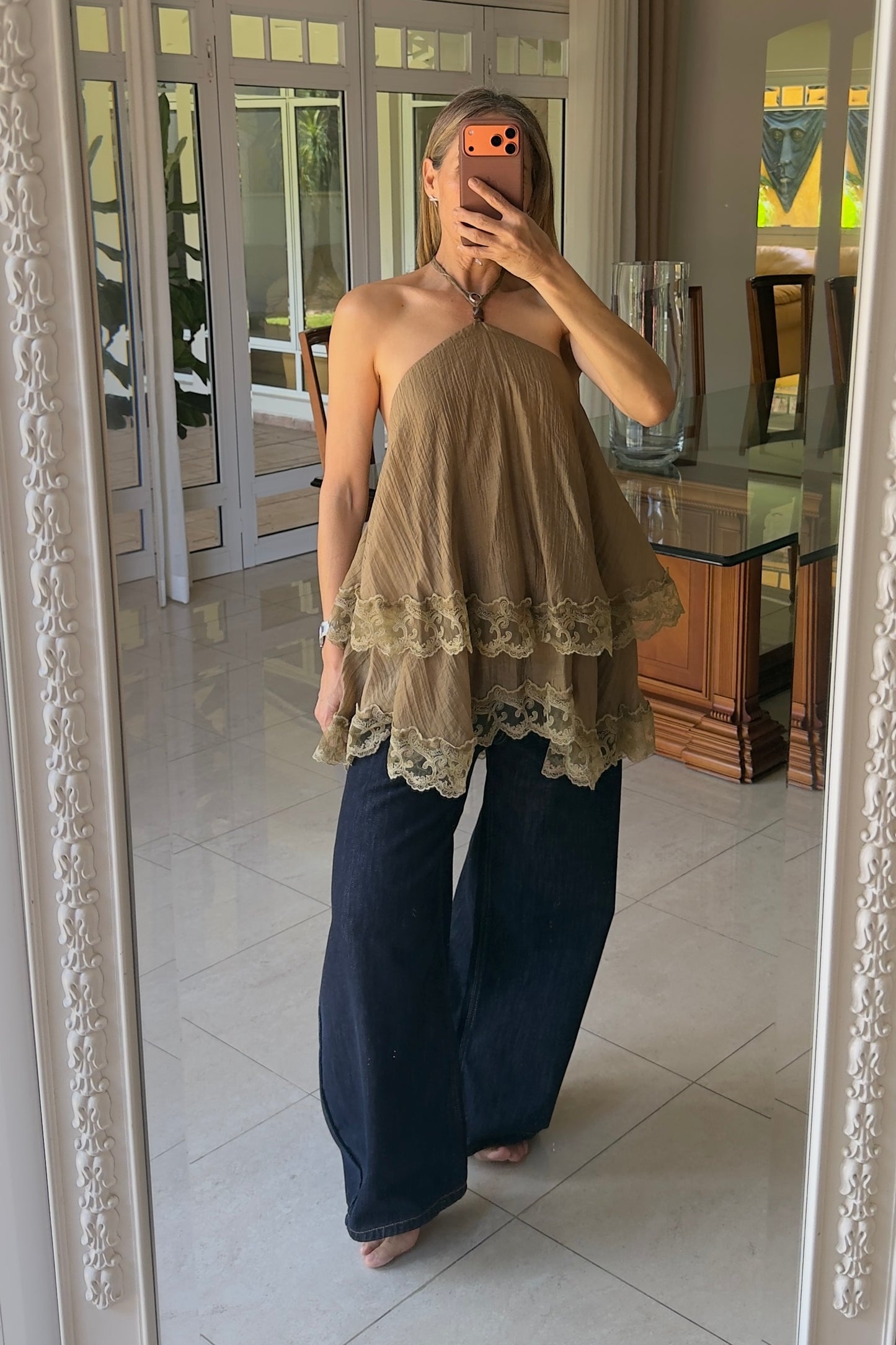 BLUSA CAPAS & ENCAJE