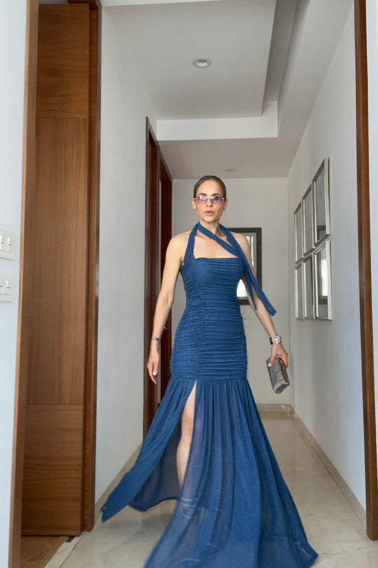 VESTIDO CORRUGADO & JASPEDO