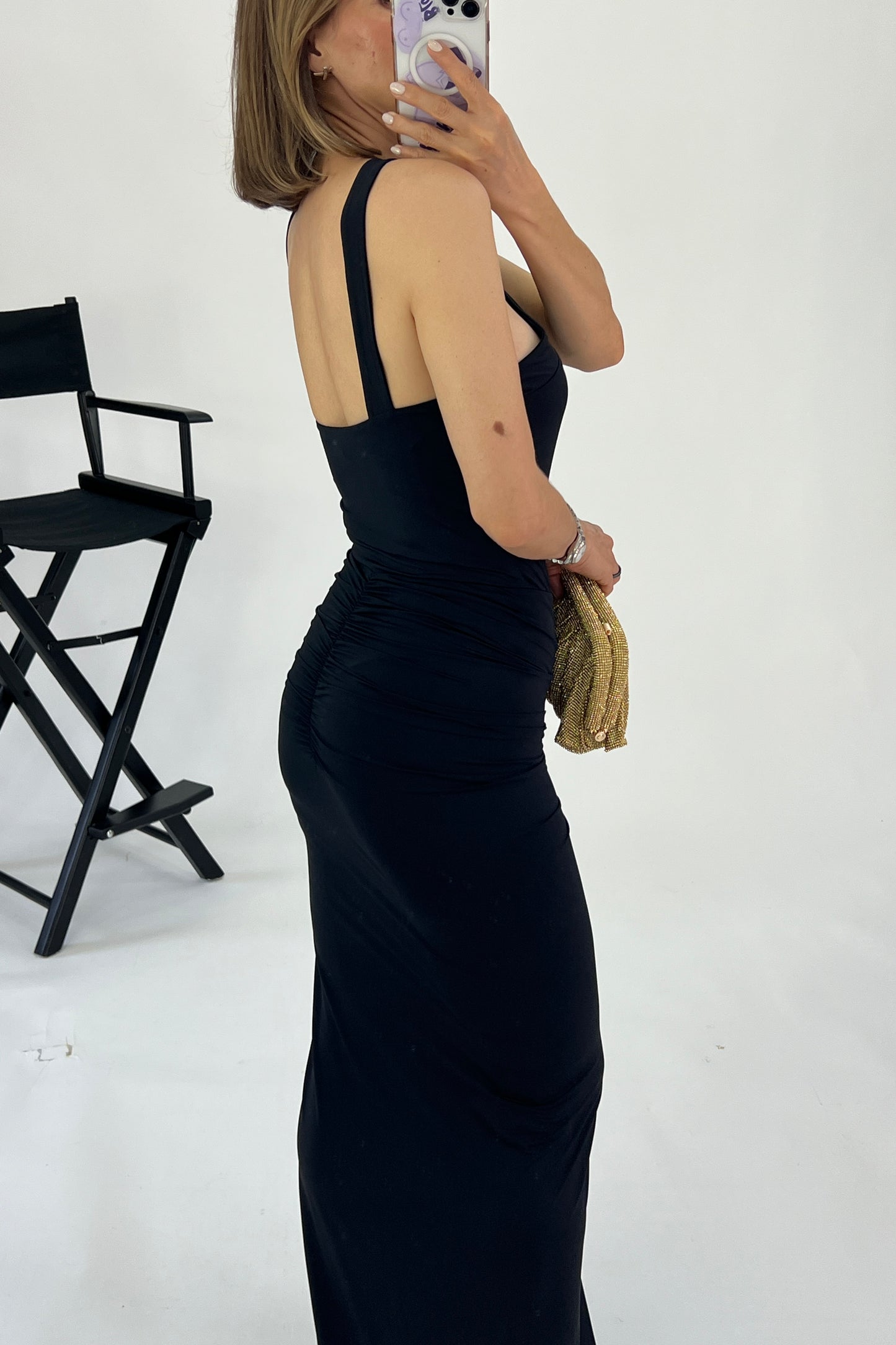 VESTIDO CUELLO CRUZADO