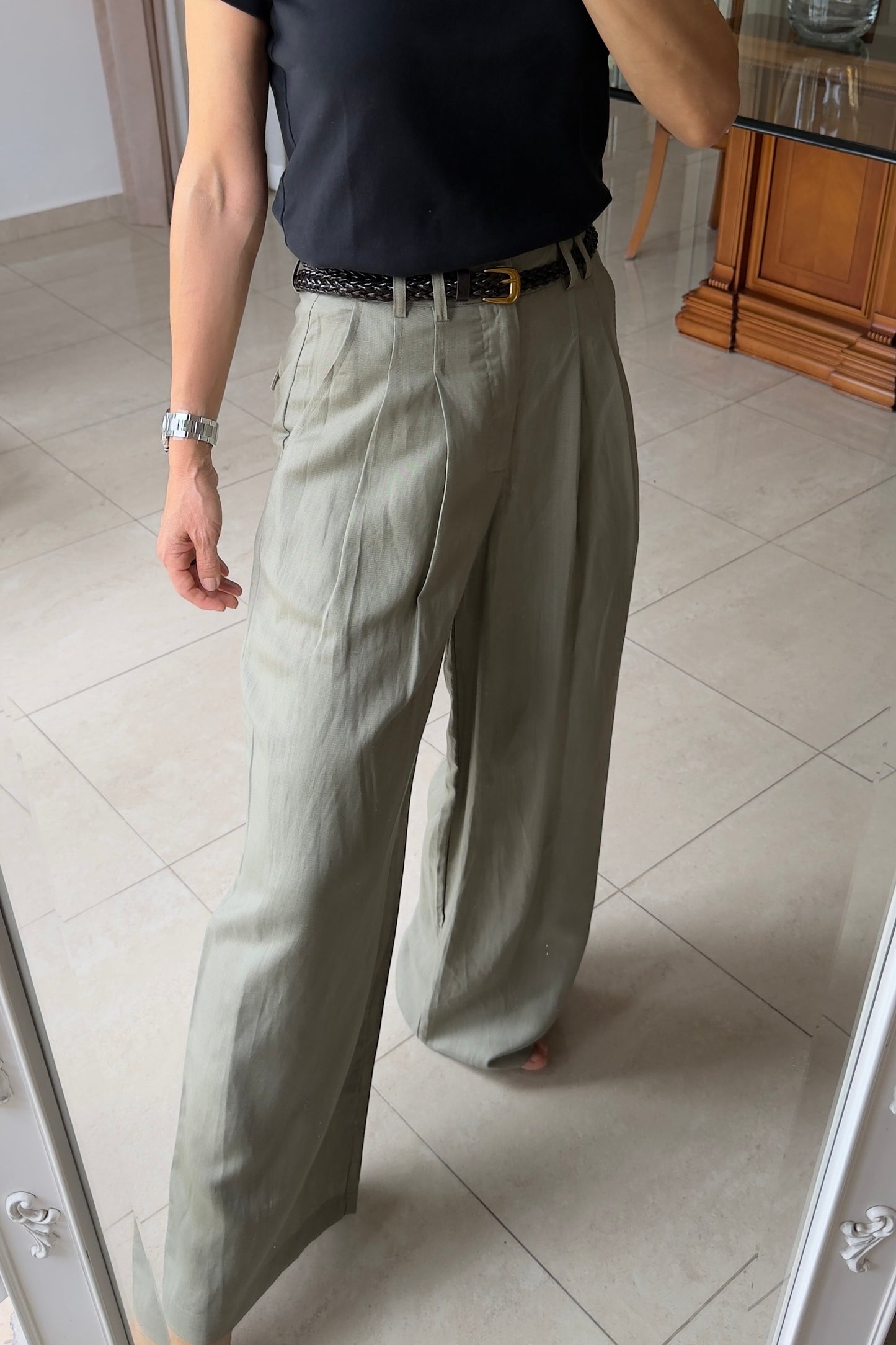 PANTALÓN CINTÓ TRENZADO
