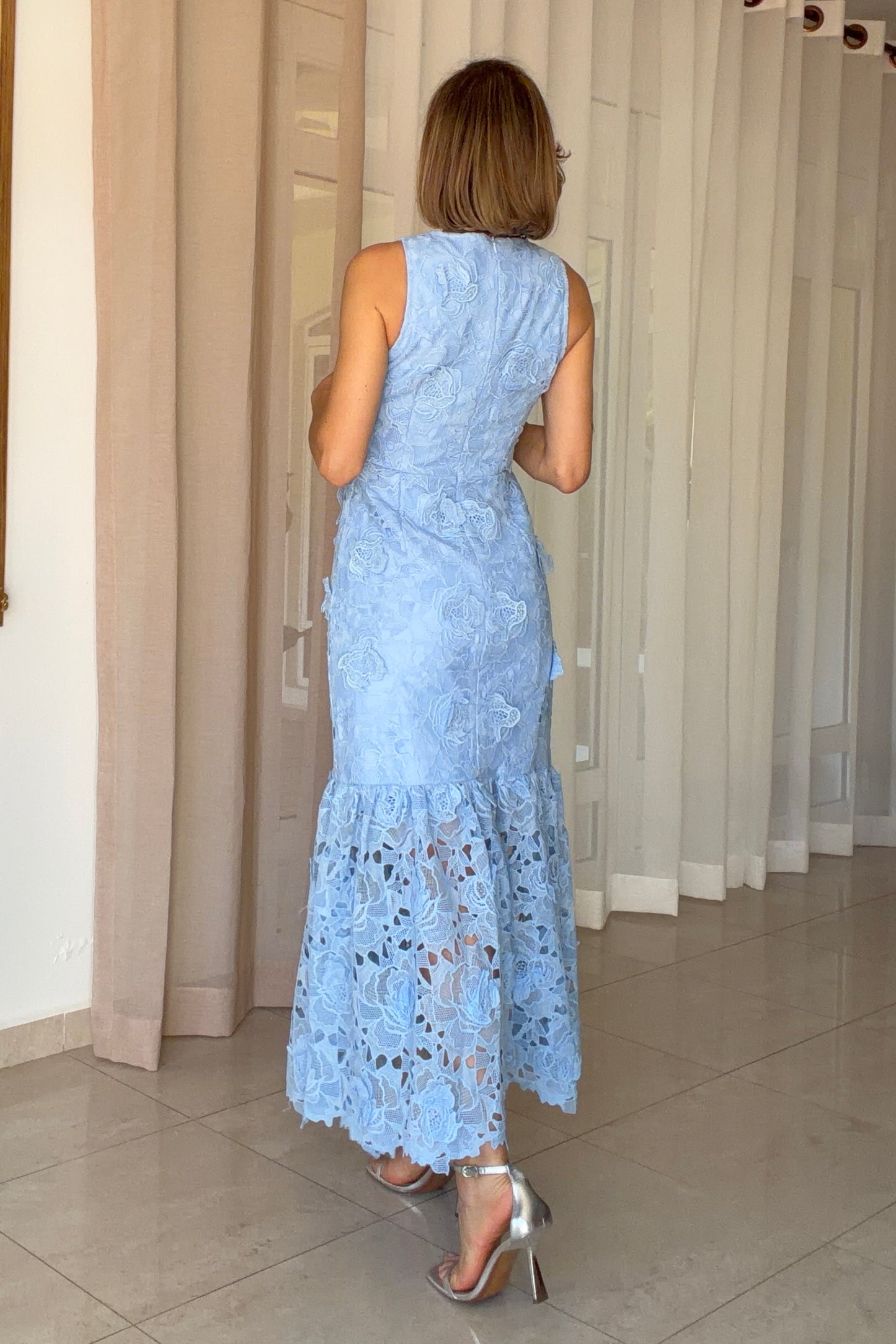 VESTIDO CROCHET MIDI