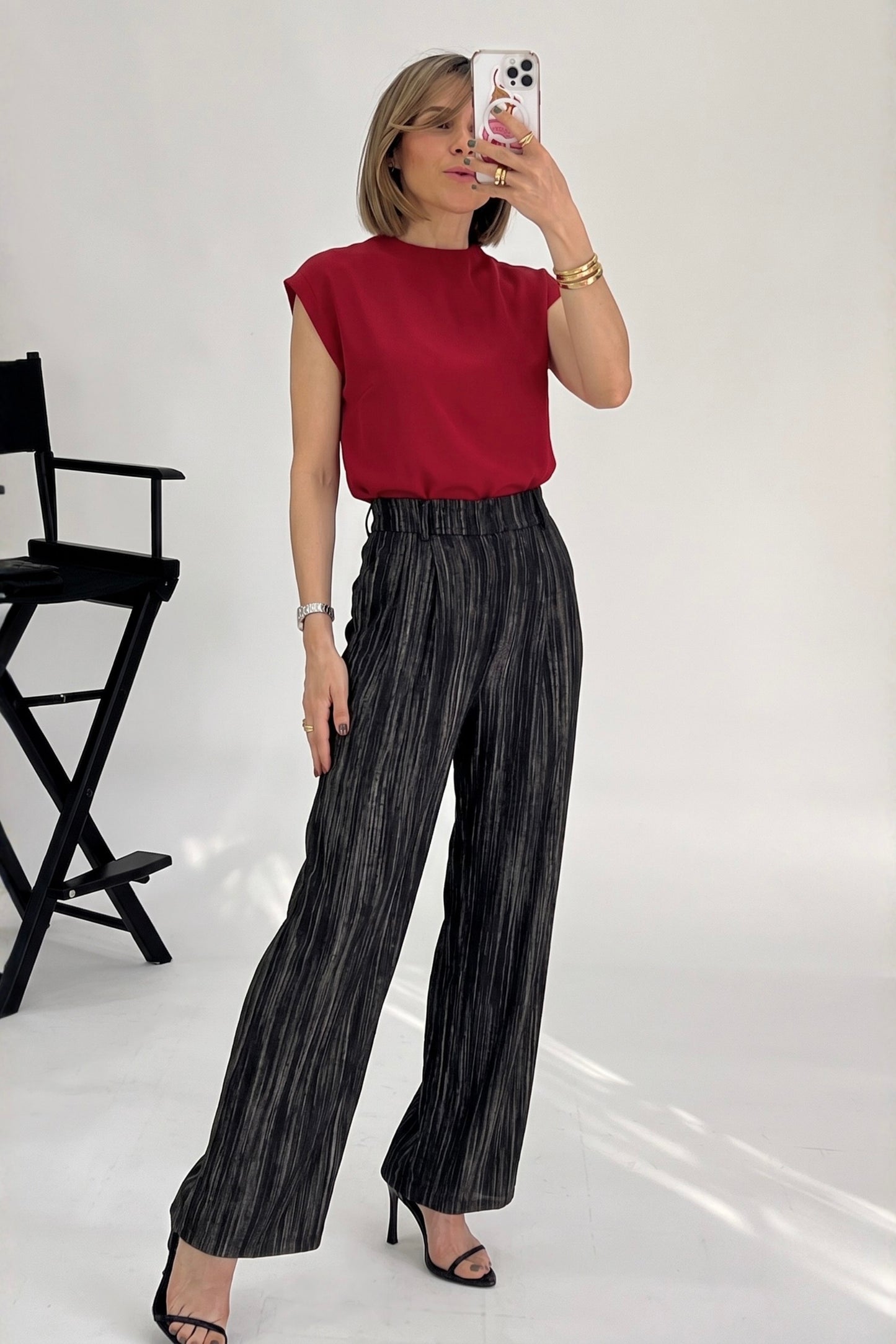 PANTALON JASPEADO CINTO