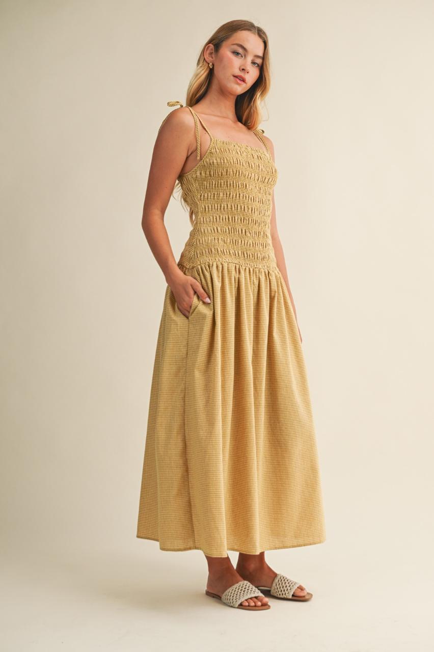 VESTIDO BUSTO FRUNCIDO