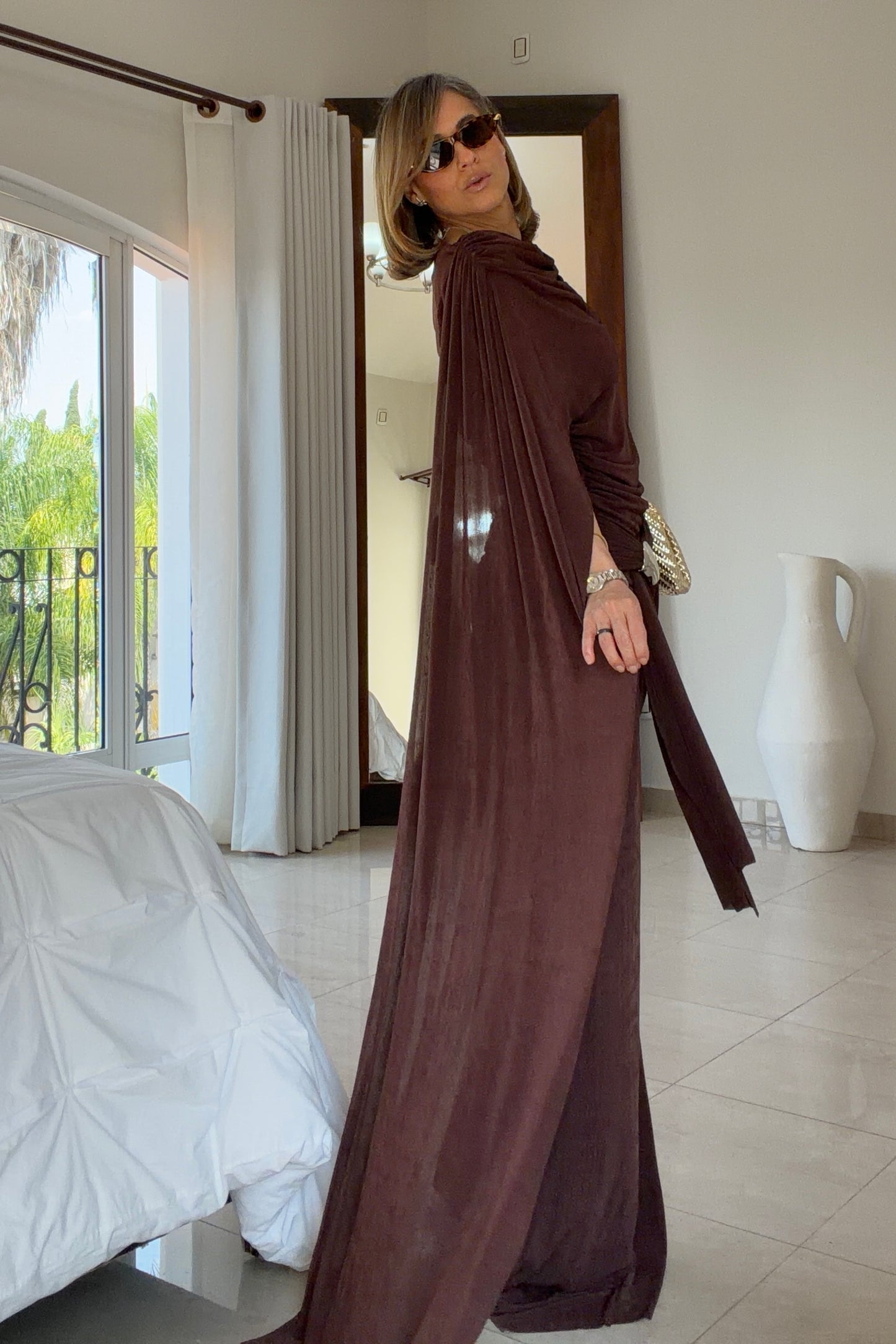 VESTIDO DETALLE HOMBRO