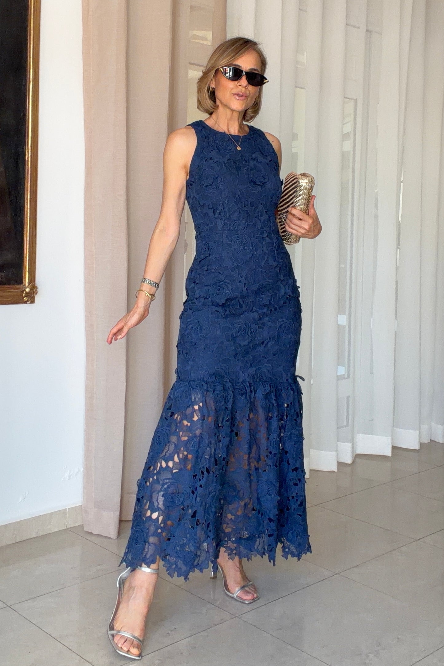VESTIDO CROCHET MIDI