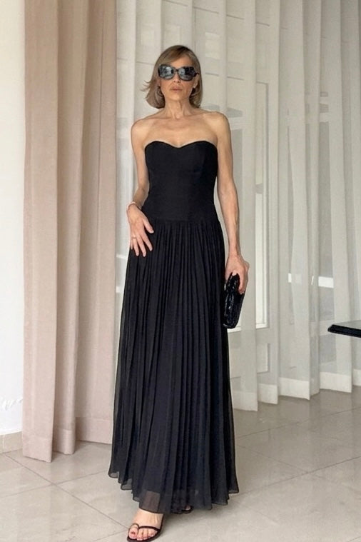 VESTIDO AJUSTADO & PLISADO