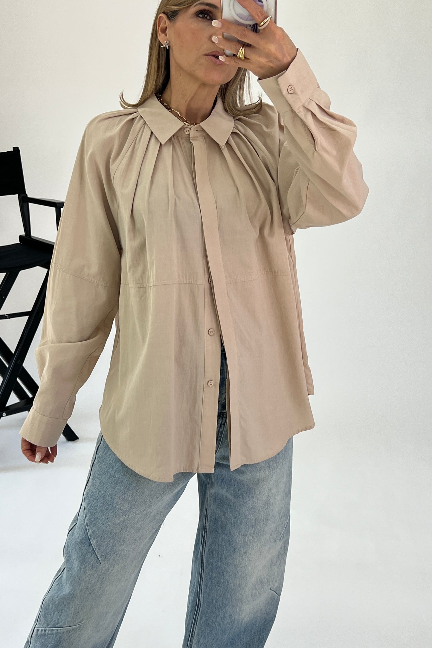 CAMISA DETALLE PLISADOS