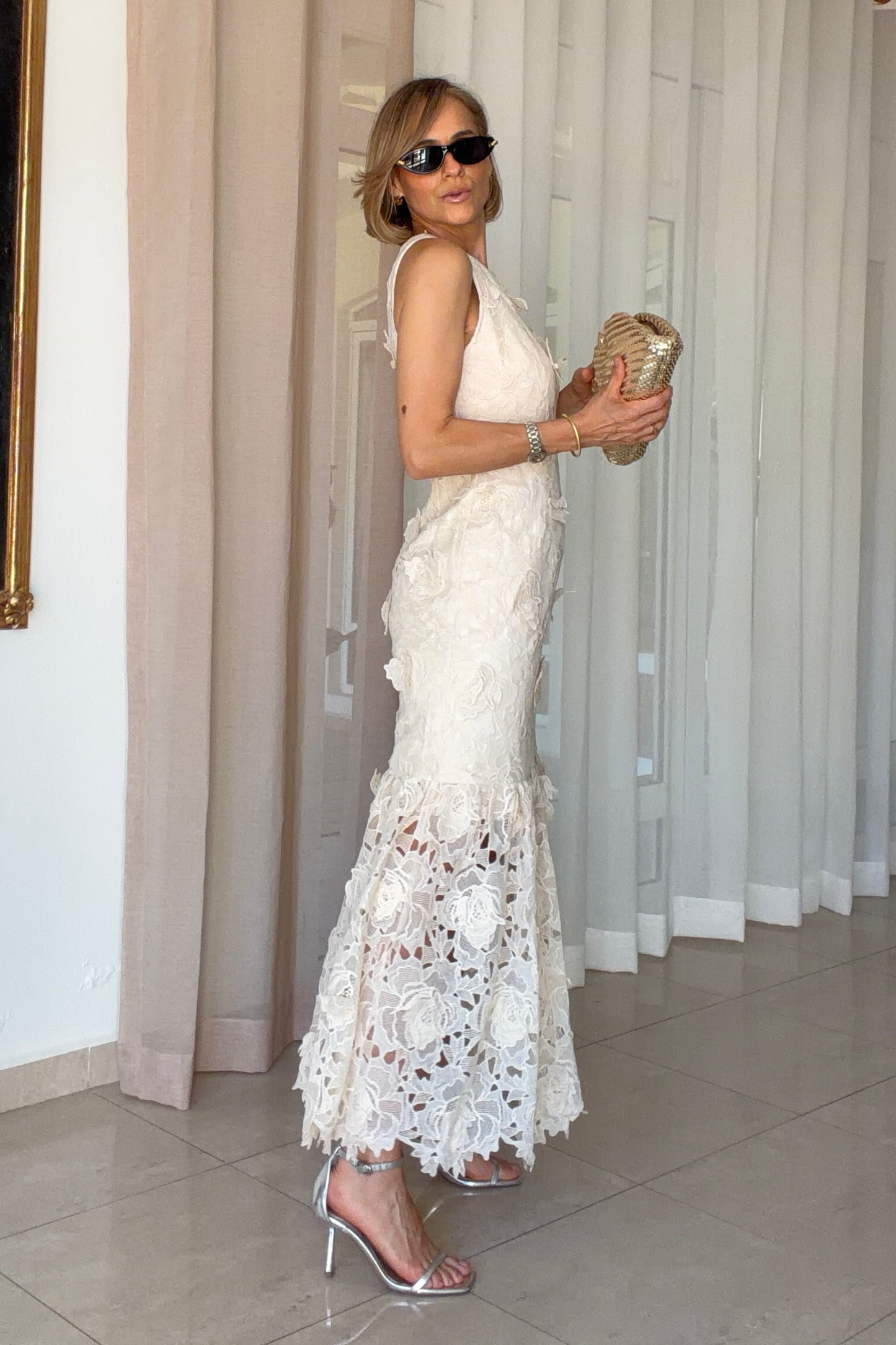 VESTIDO CROCHET MIDI