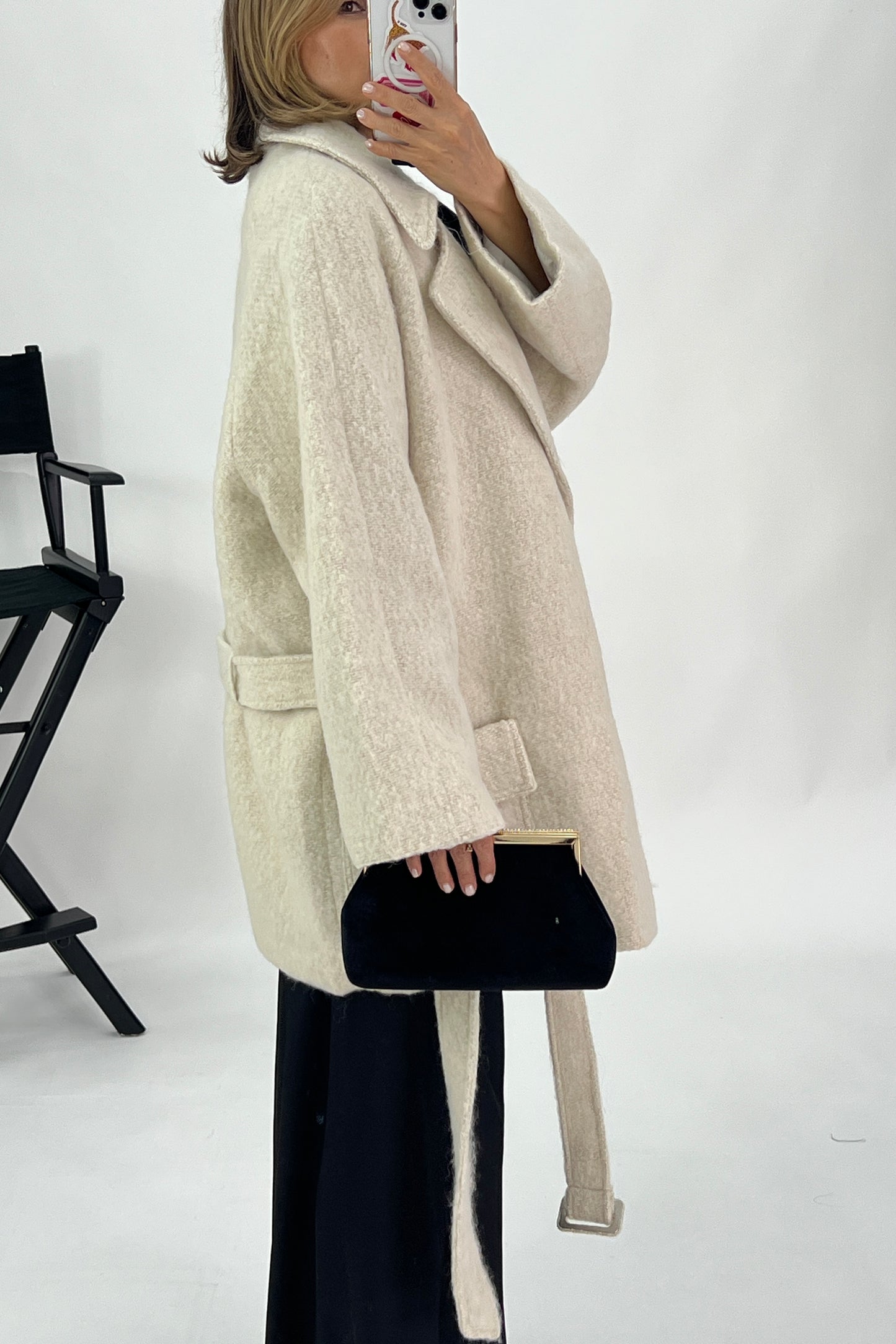 WOOL WRAP COAT
