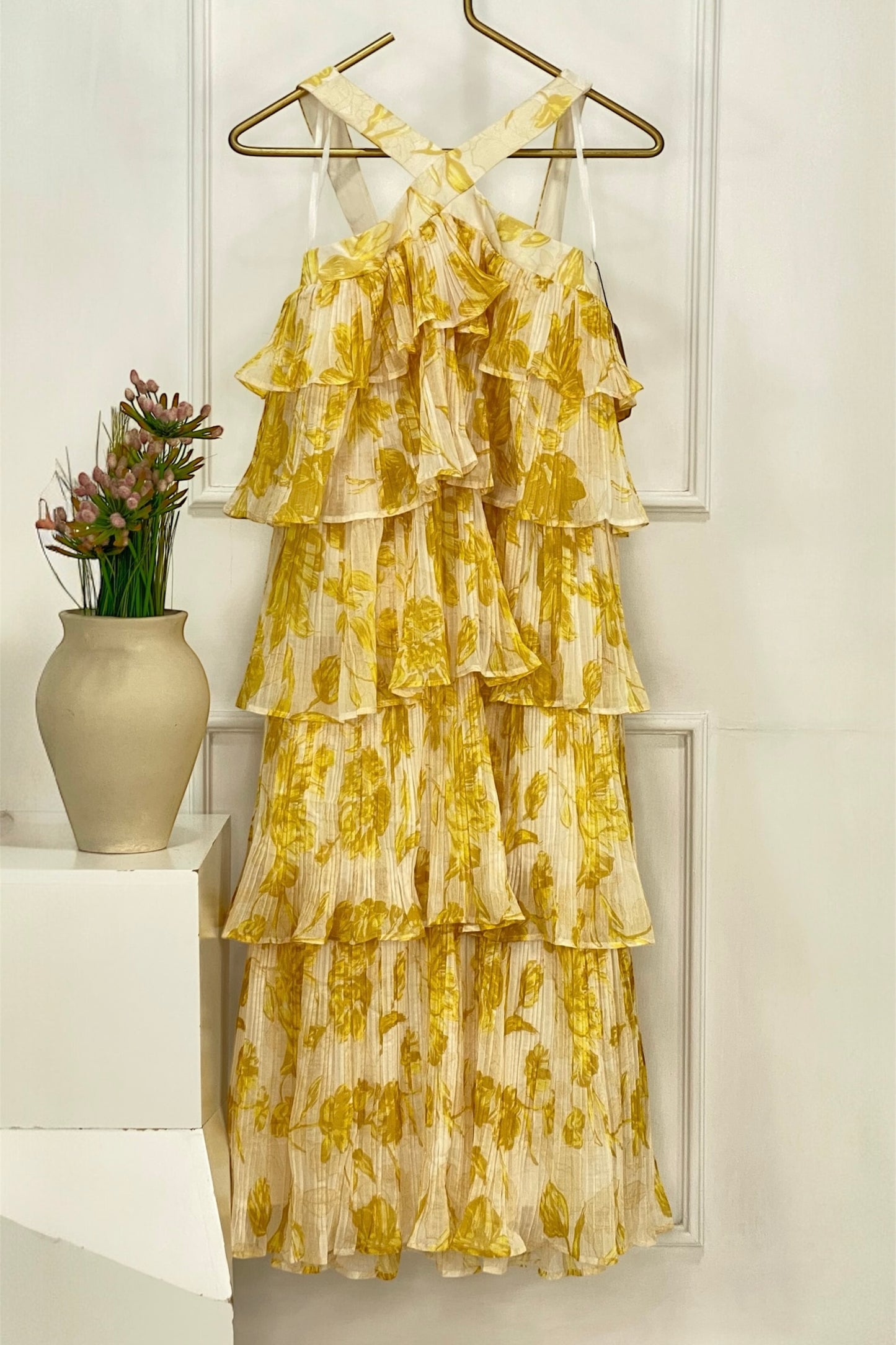 VESTIDO CAPAS & PLISADO