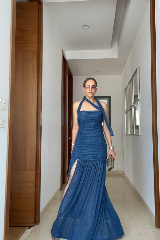 VESTIDO CORRUGADO & JASPEDO