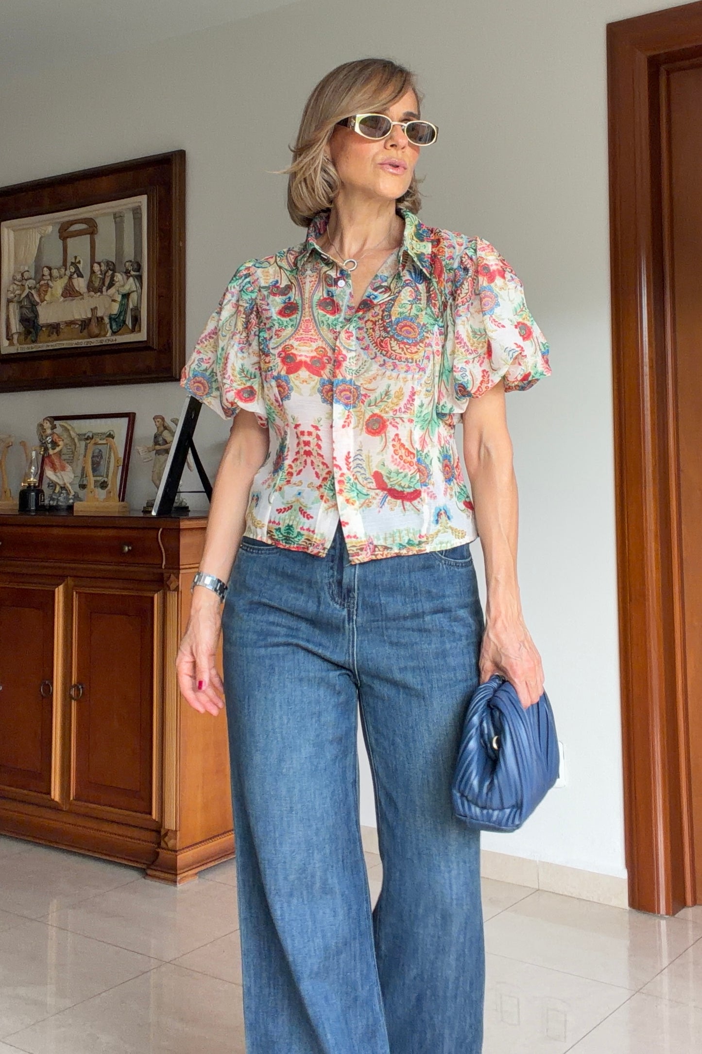 BLUSA ESTAMPADA