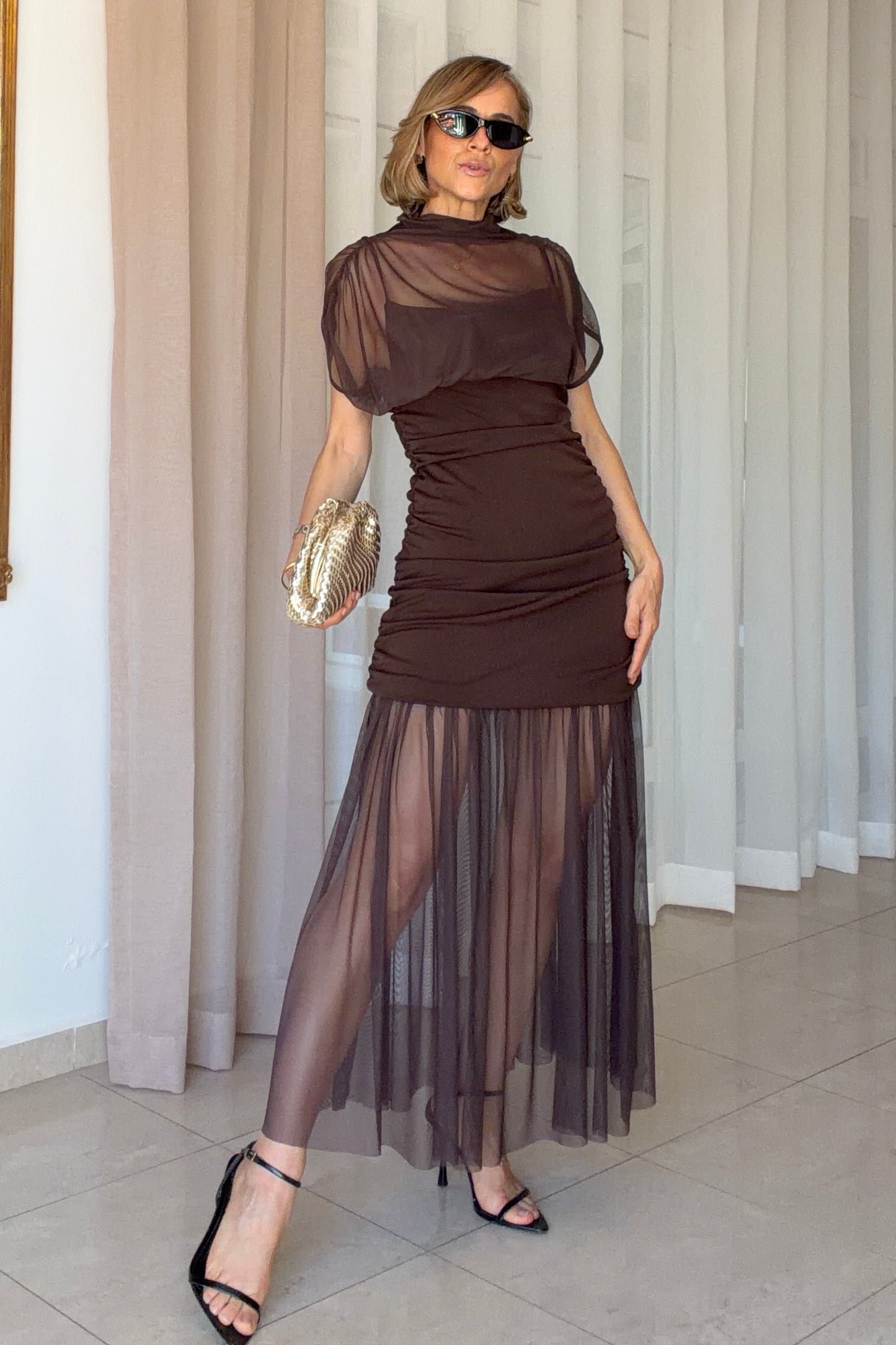 VESTIDO TRANSPARENCIAS