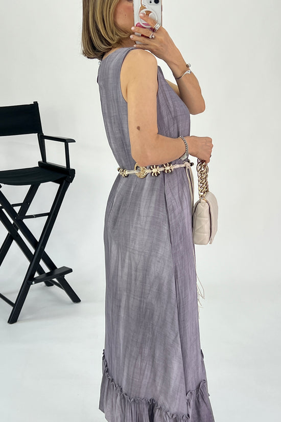 VESTIDO CINTO RUSTICO