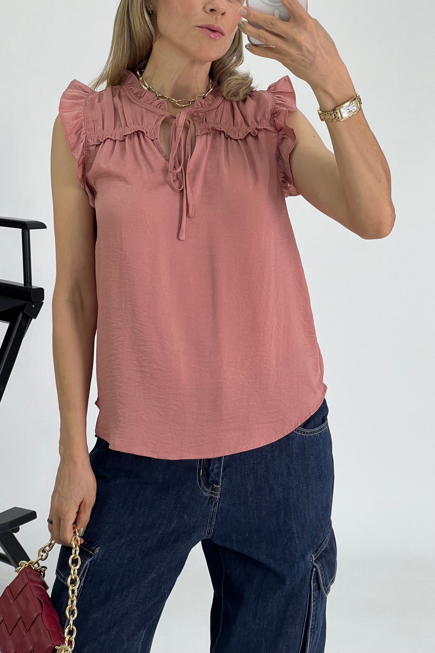 BLUSA ANUDADO CUELLO