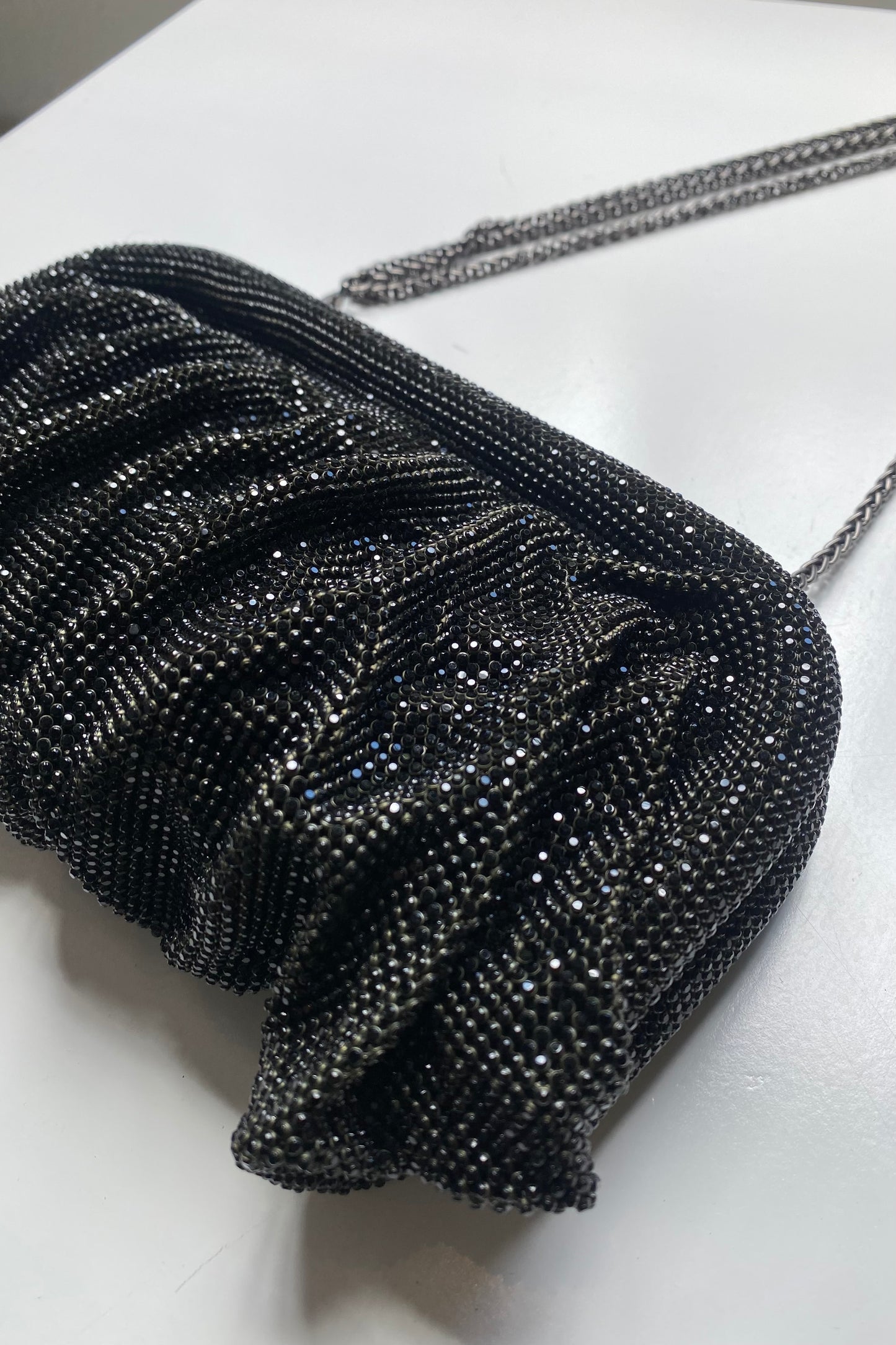 SHINY CLUTCH BAG