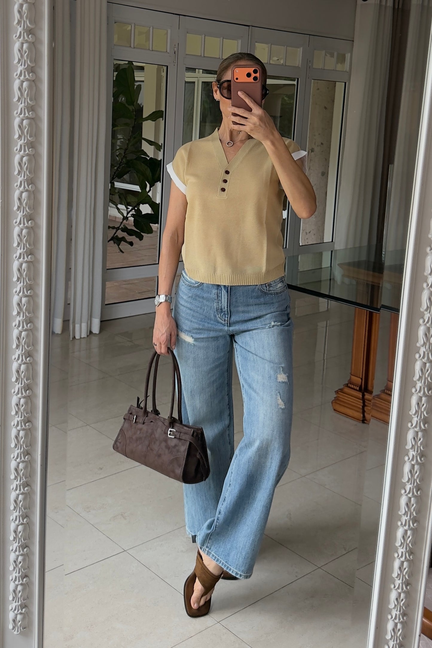 BLUSA DETALLE MANGAS