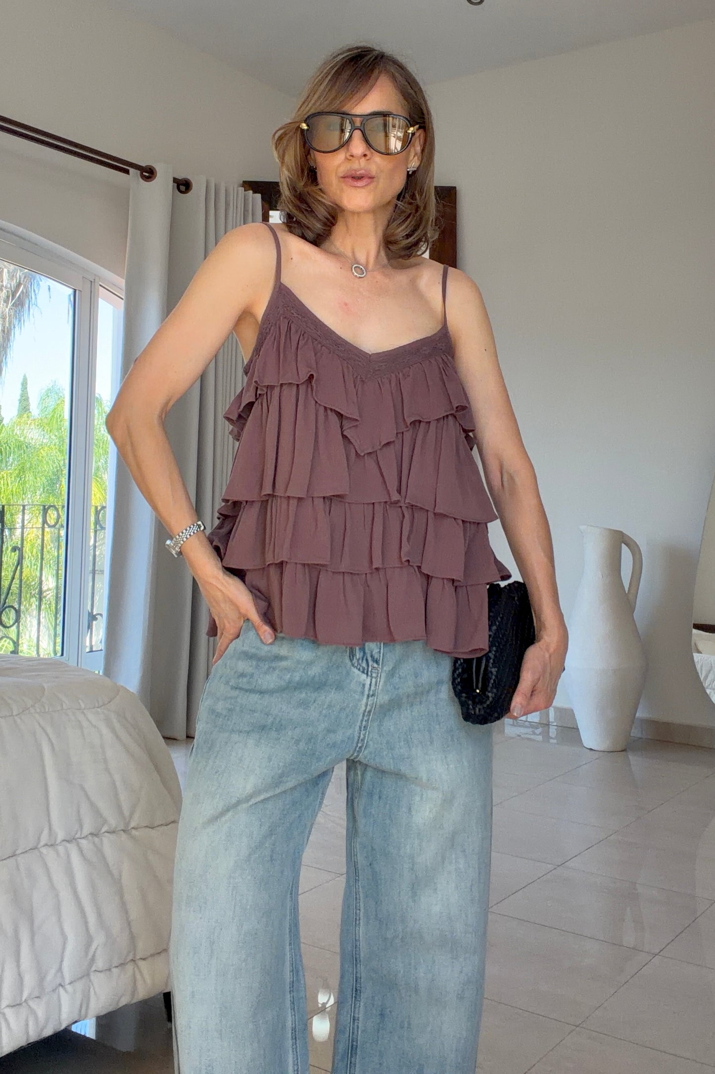 BLUSA CAPAS OLANES