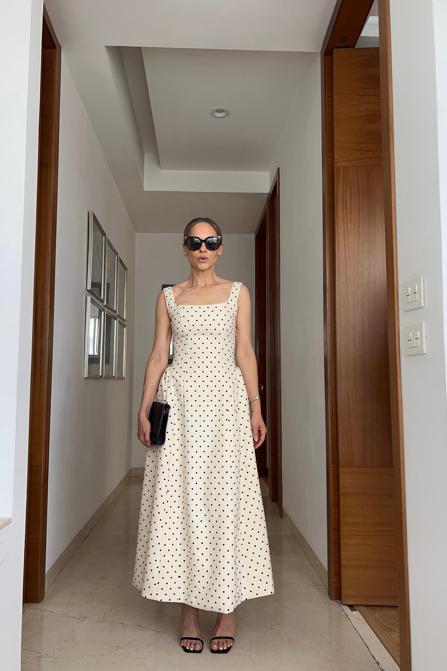 VESTIDO PUNTOS & CORSET