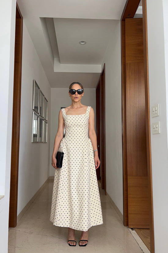 VESTIDO PUNTOS & CORSET