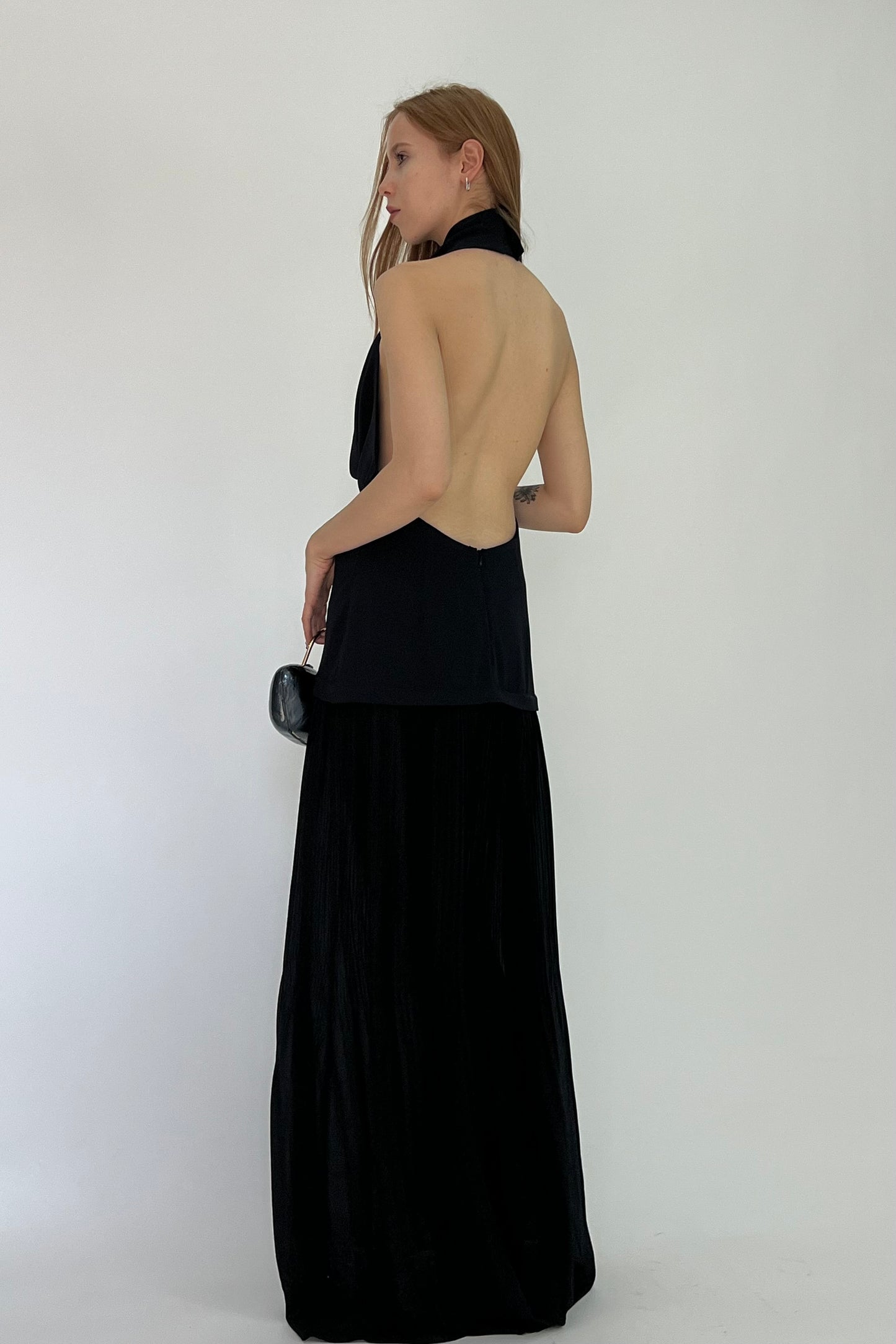 VESTIDO BAJO PLISADO