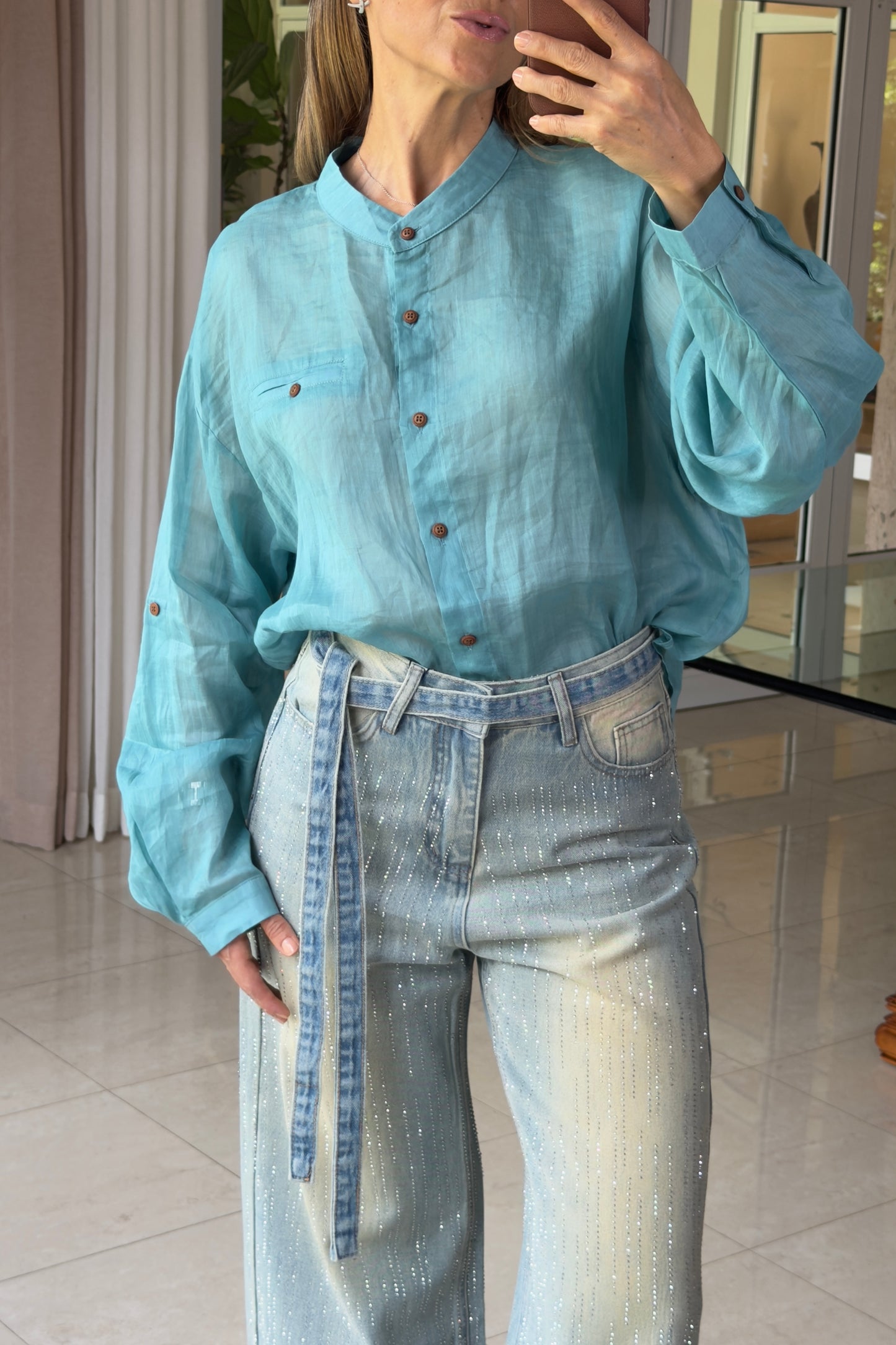 BLUSA TRASLUCIDA